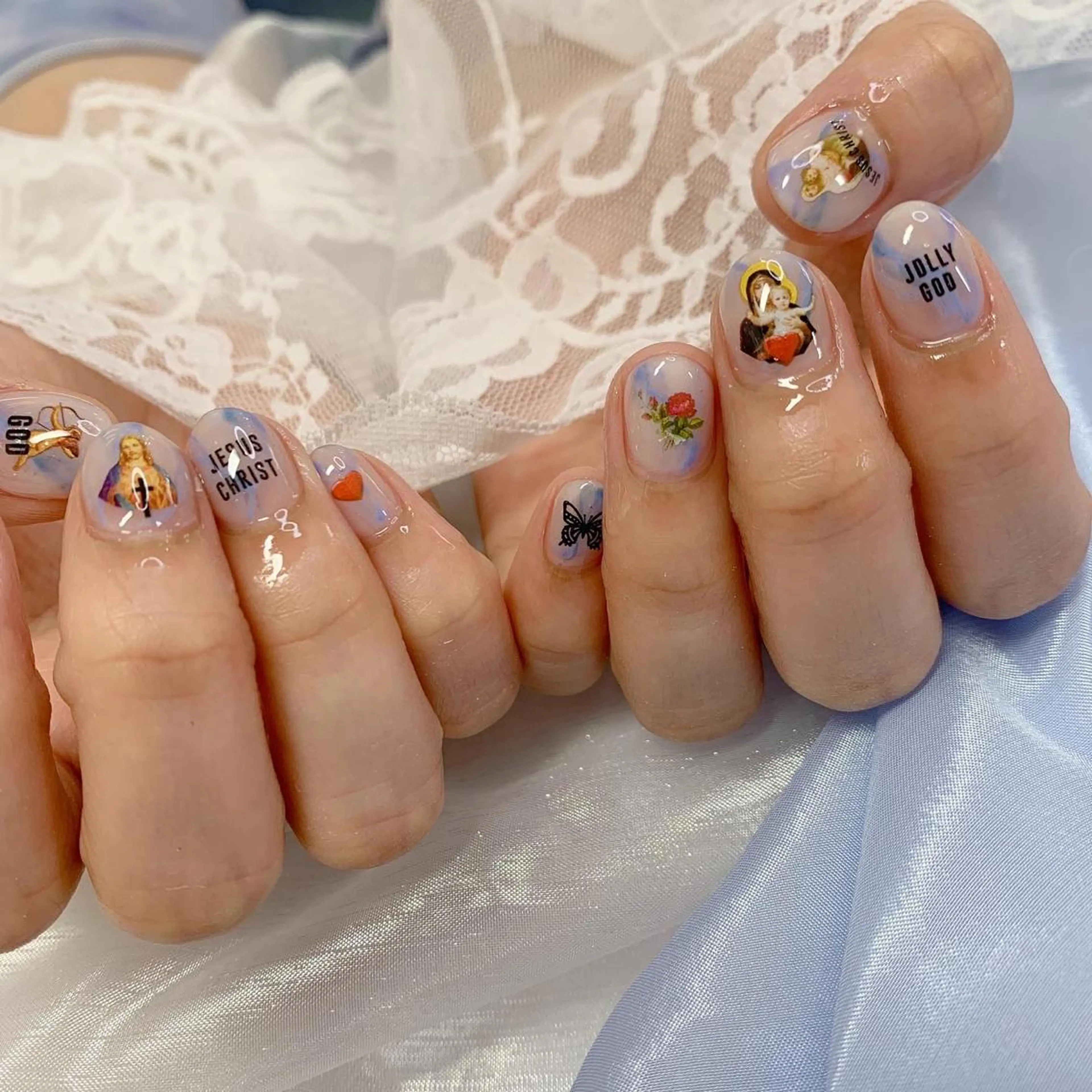 ネイル ハンドネイル La neige* yuki 🥯🍑のネイルデザイン