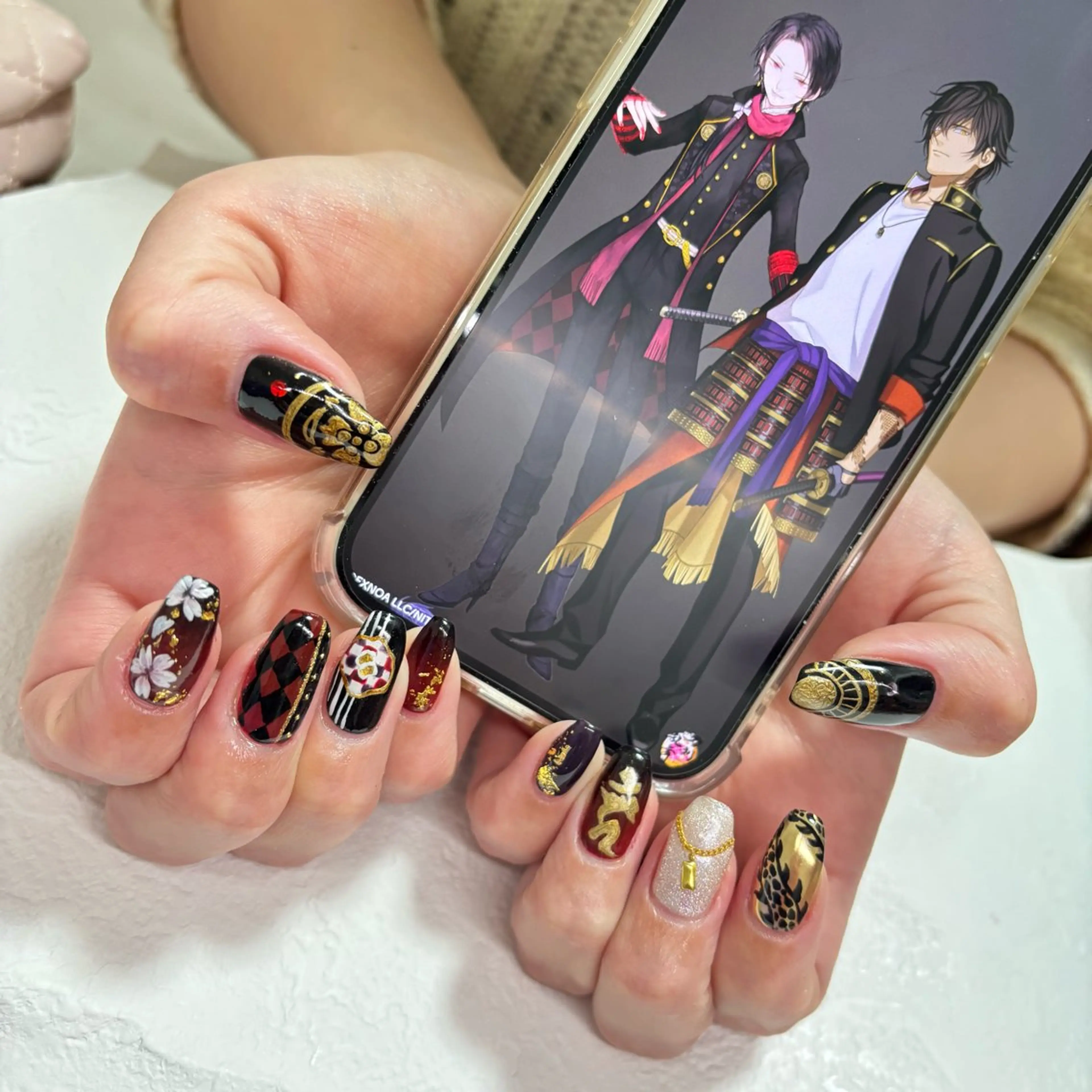 ネイル ハンドネイル RE💟N.NAIL ラテン系お姉さんのネイルデザイン
