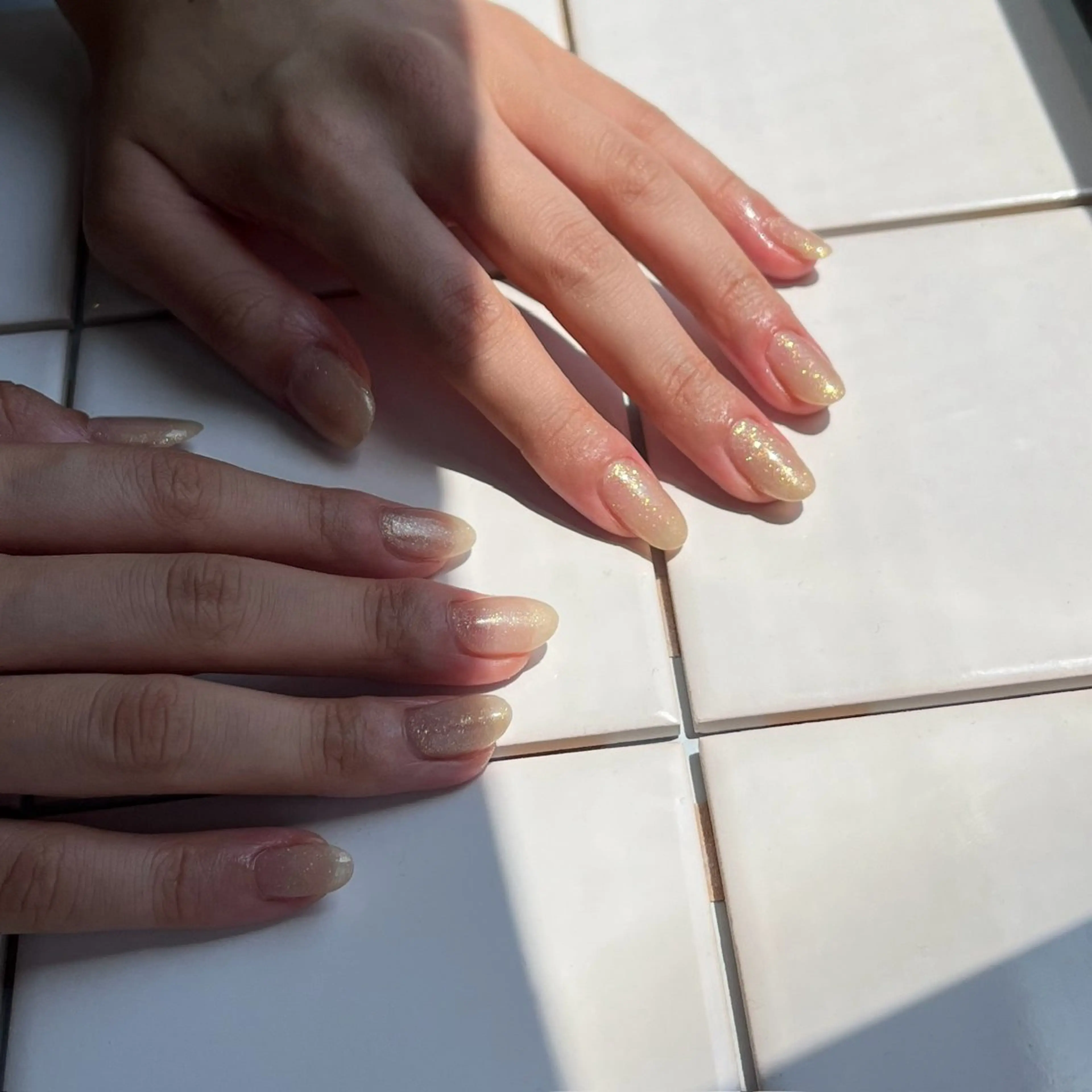 ネイル ラメ(グリッター) ワンカラーネイル natsumi .のネイルデザイン