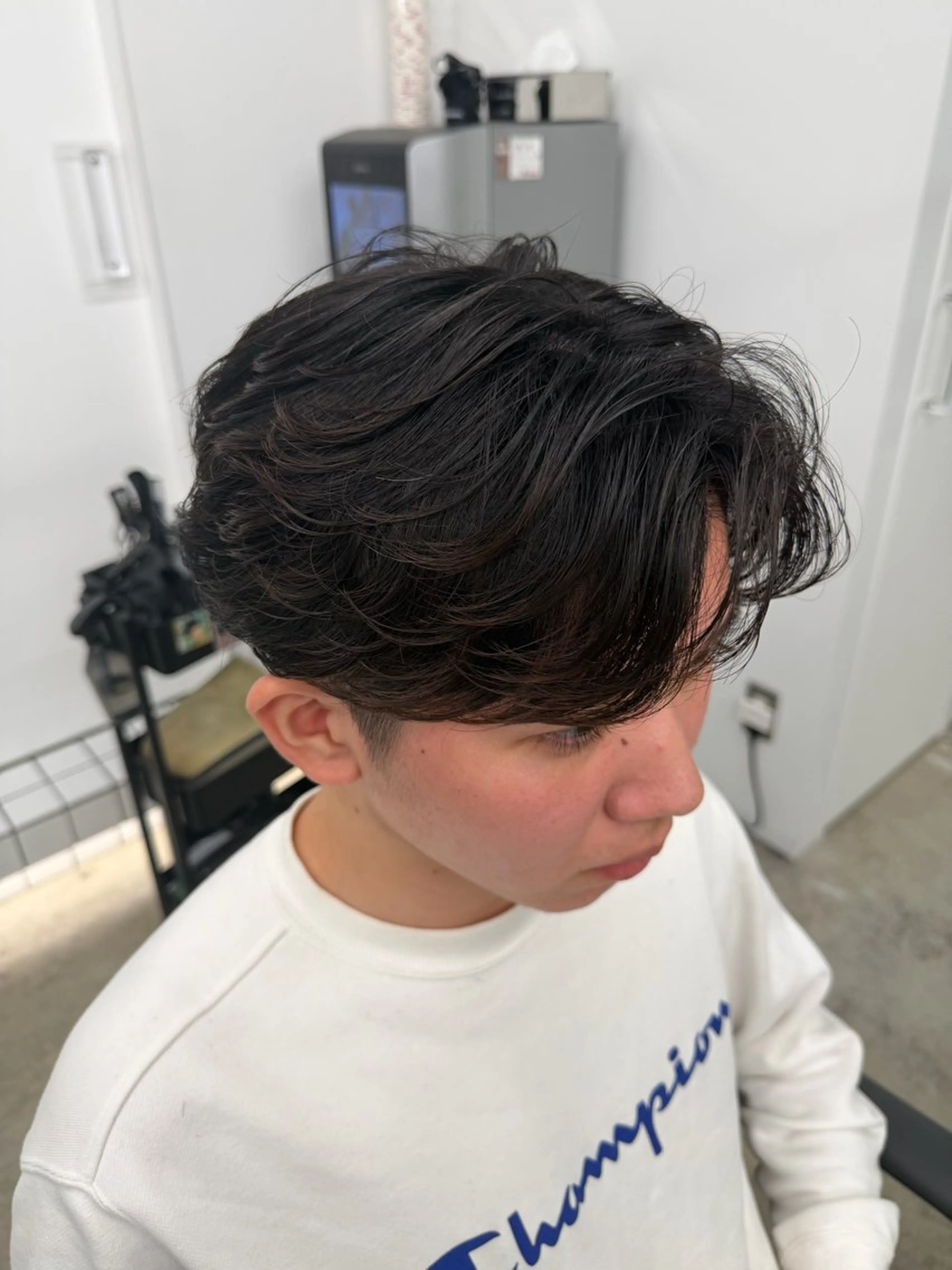 パーマ メンズ カット パーマ パーマ特化/フェザー パーマシャドウ/真生のヘアスタイル