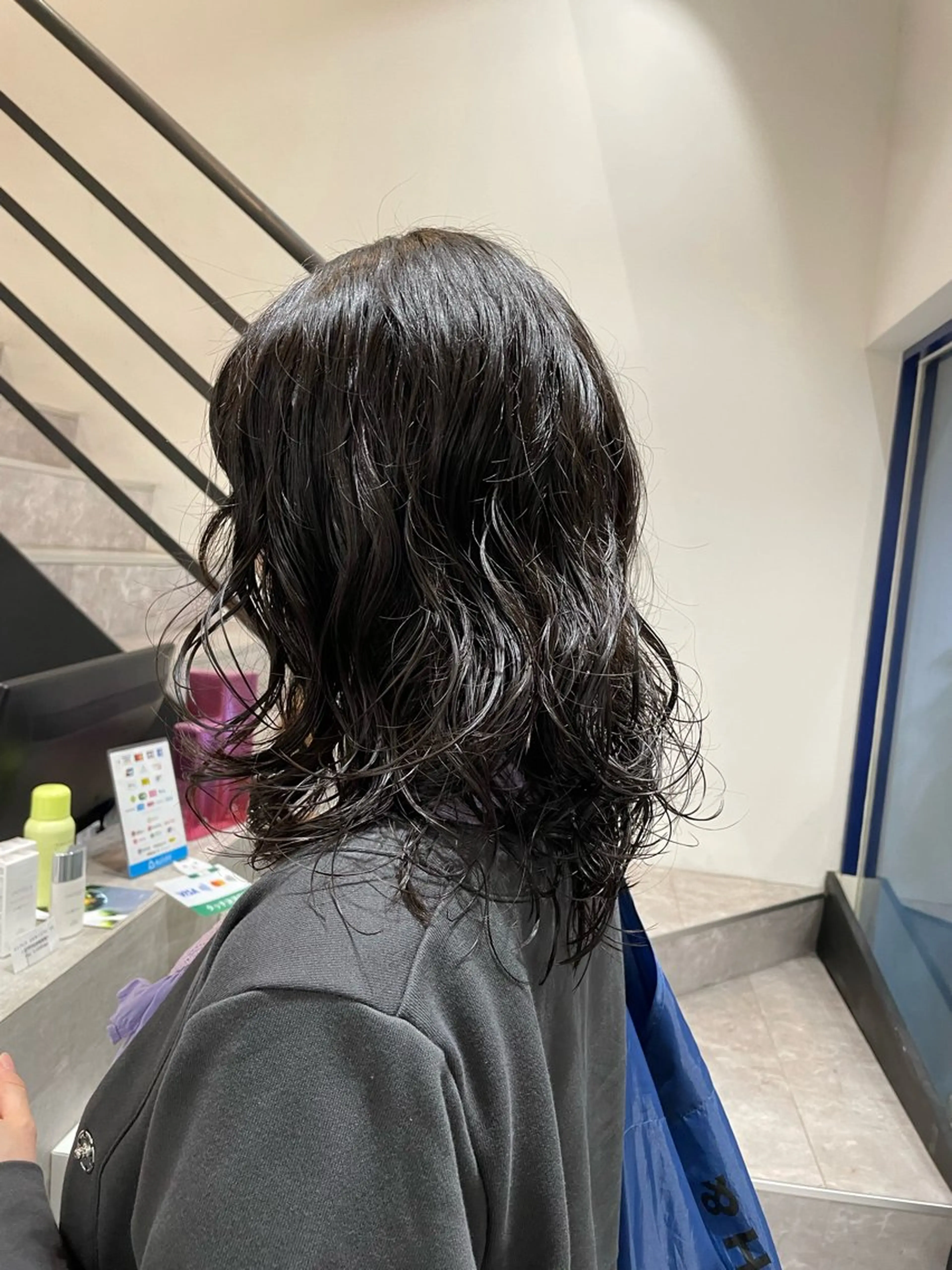 ミディアム パーマ カット パーマ 山本 佳奈のヘアスタイル