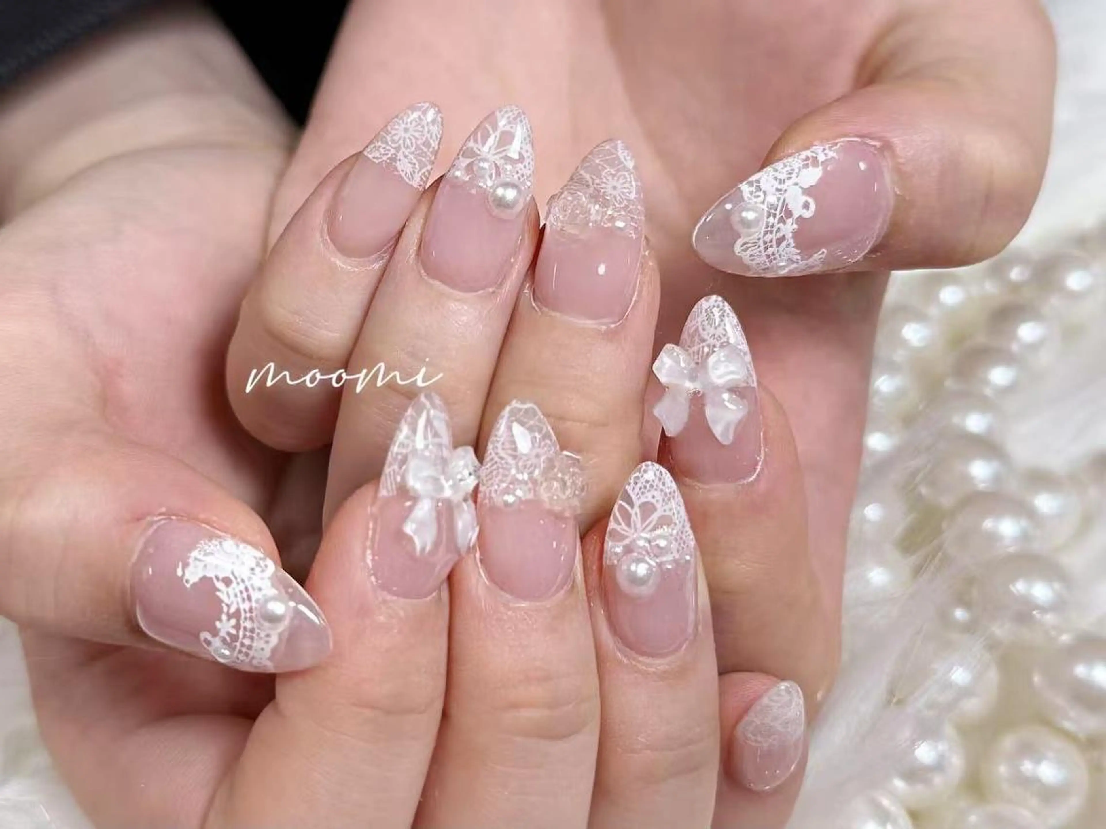 ネイル 長さ出し ジェルネイル グラデーション 韓国ネイル マグネットネイル moomi nail スカルプ専門のネイルデザイン