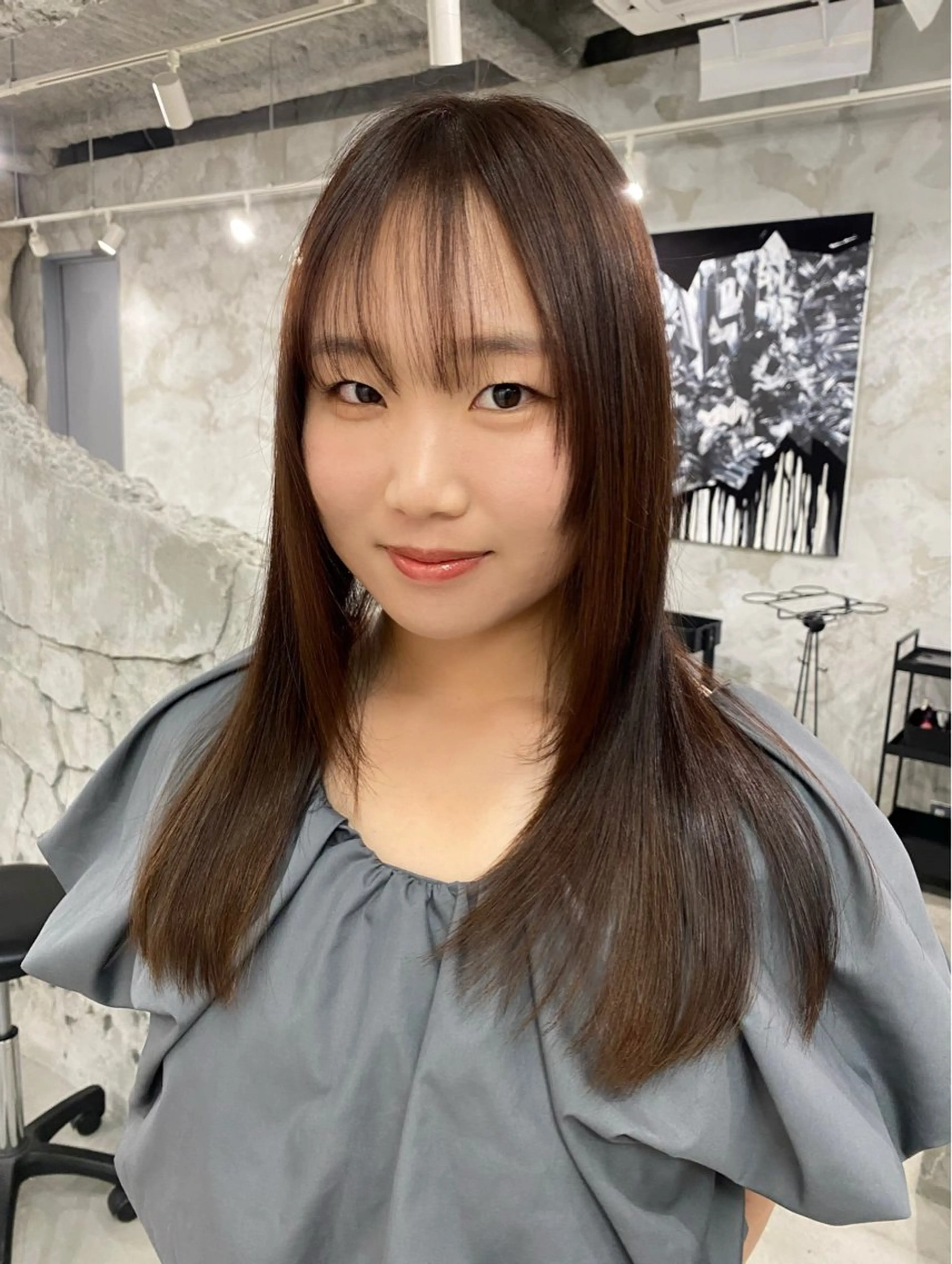 カラー ヘアカラー トリートメント KUBO HADUKIのヘアスタイル