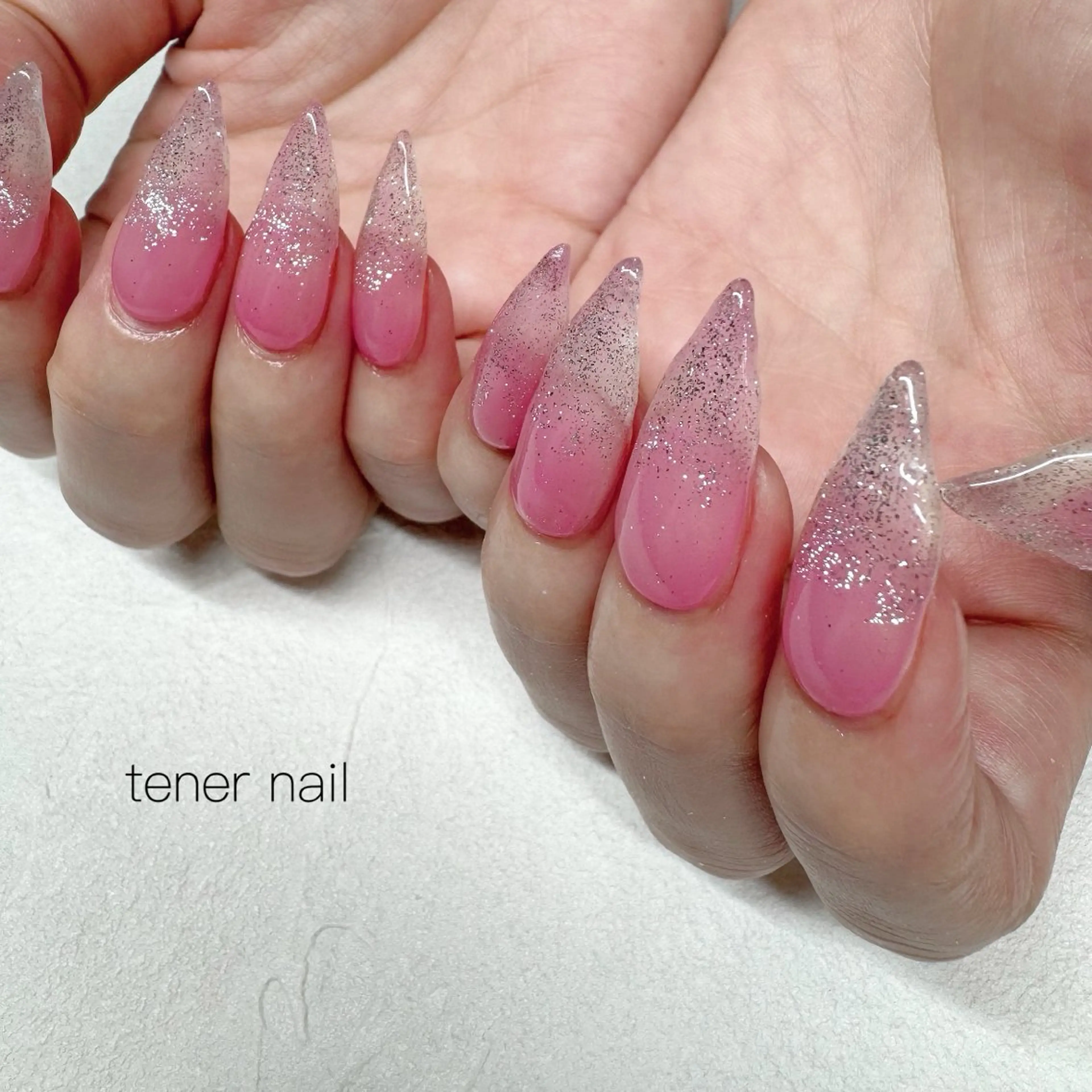 ネイル クリアネイル スカルプネイル ハンドネイル tener  nail  テネルネイル所属・テネルネイル tener nailのネイルデザイン