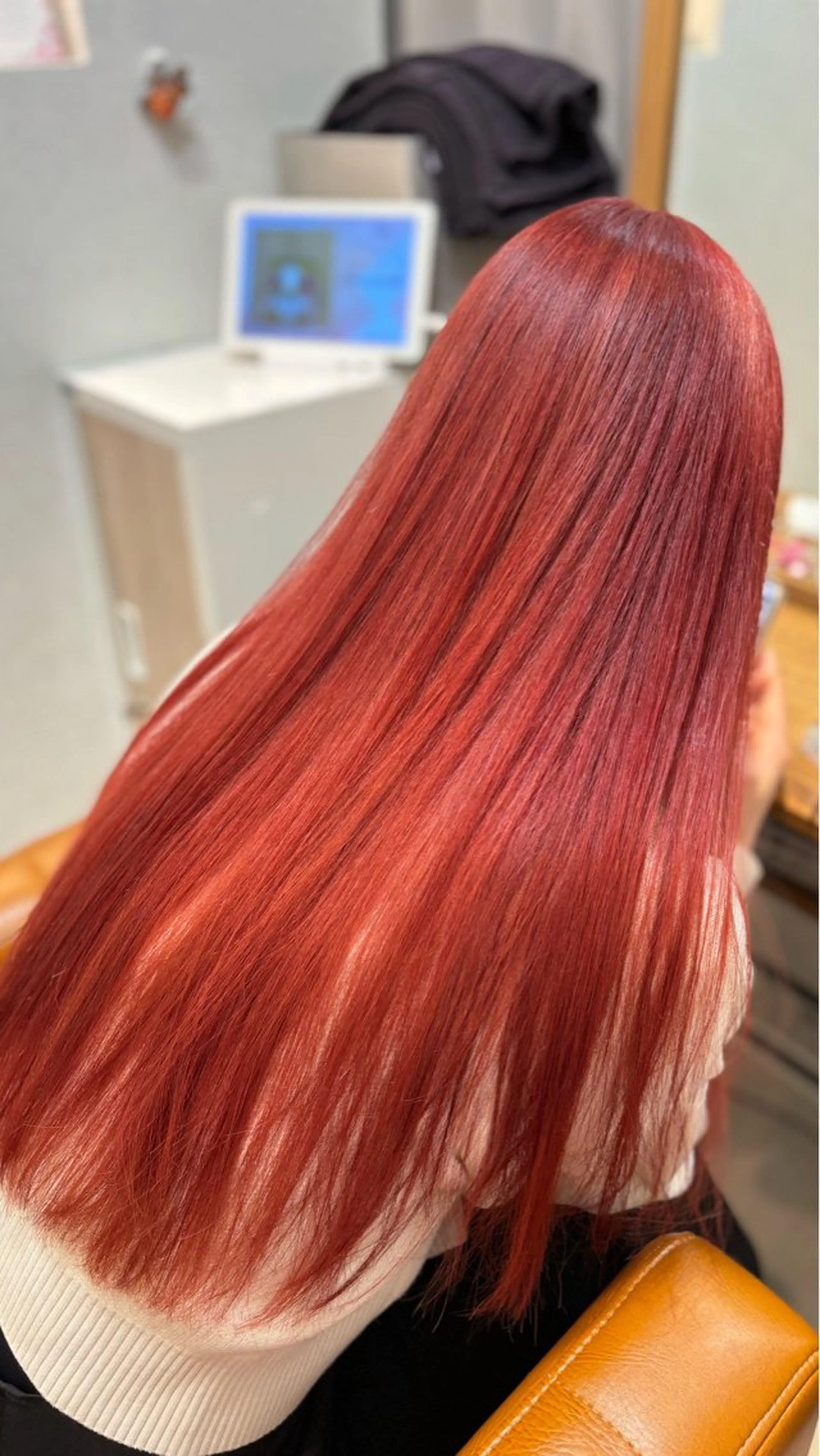 ロング カラー カット ヘアカラー トリートメント 【完全個室】髪質改善 暖色カラー/山崎唯奈のヘアスタイル