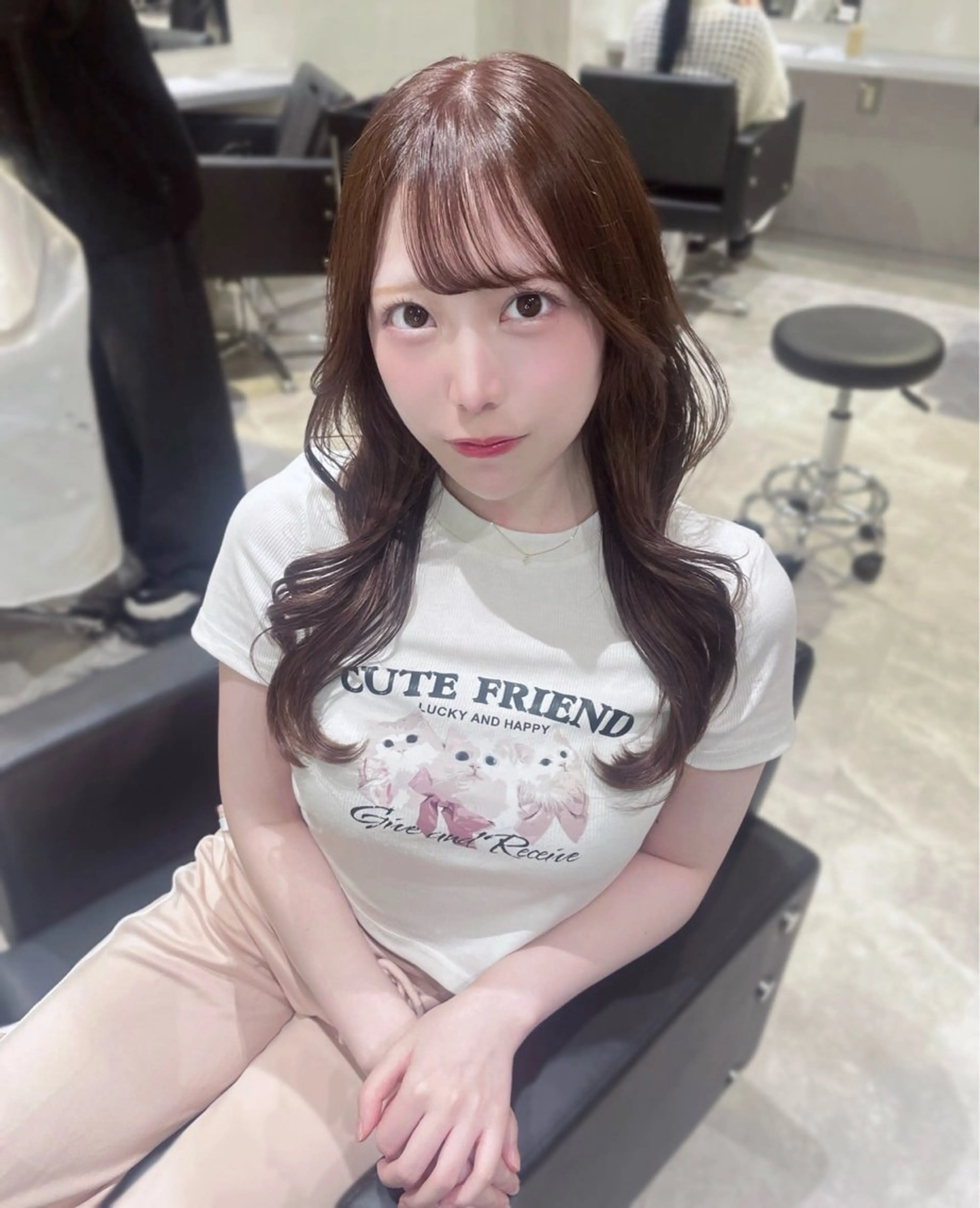 ロング カラー 髪質改善/透明感ヘア にちか🐰のヘアスタイル