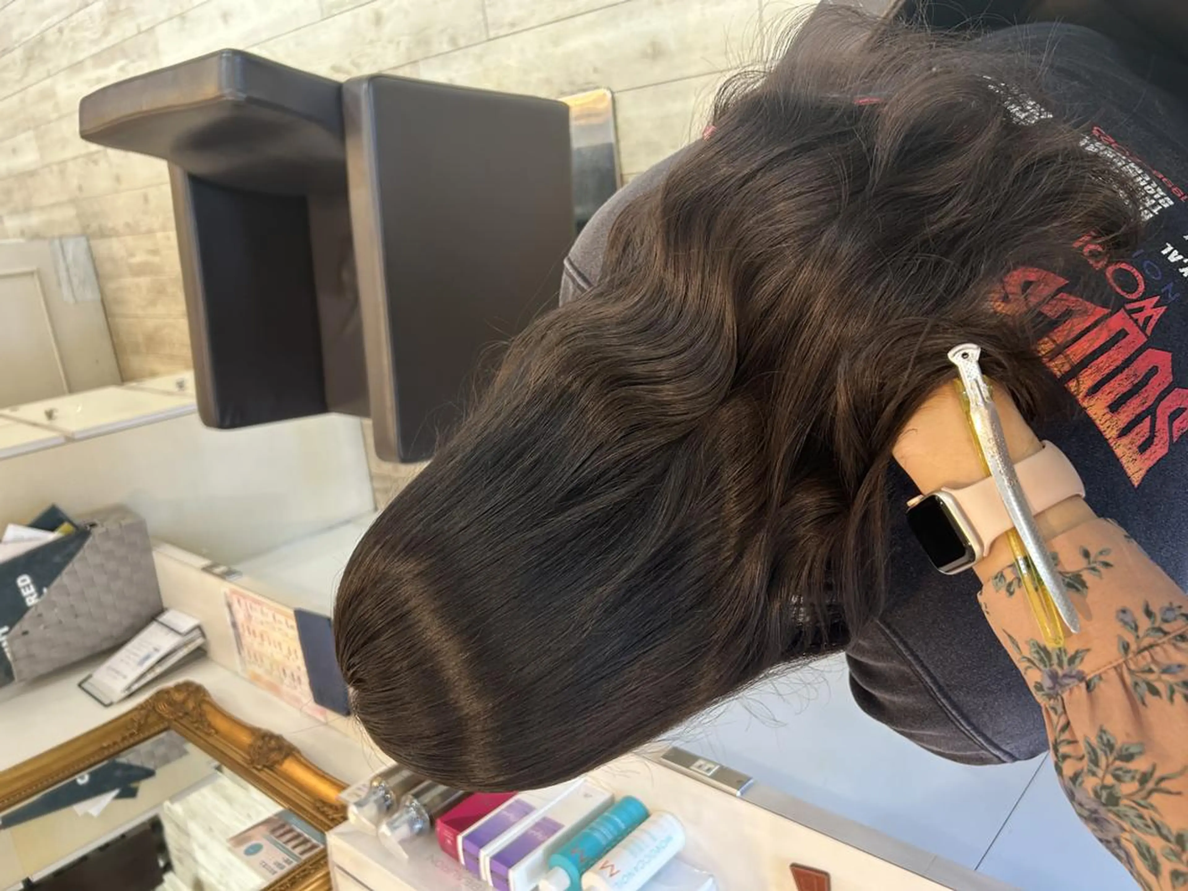 ロング カラー ヘアアレンジ ヘアカラー トリートメント 🦄🫧‪透明感 絹髪特化🫧🍓のヘアスタイル