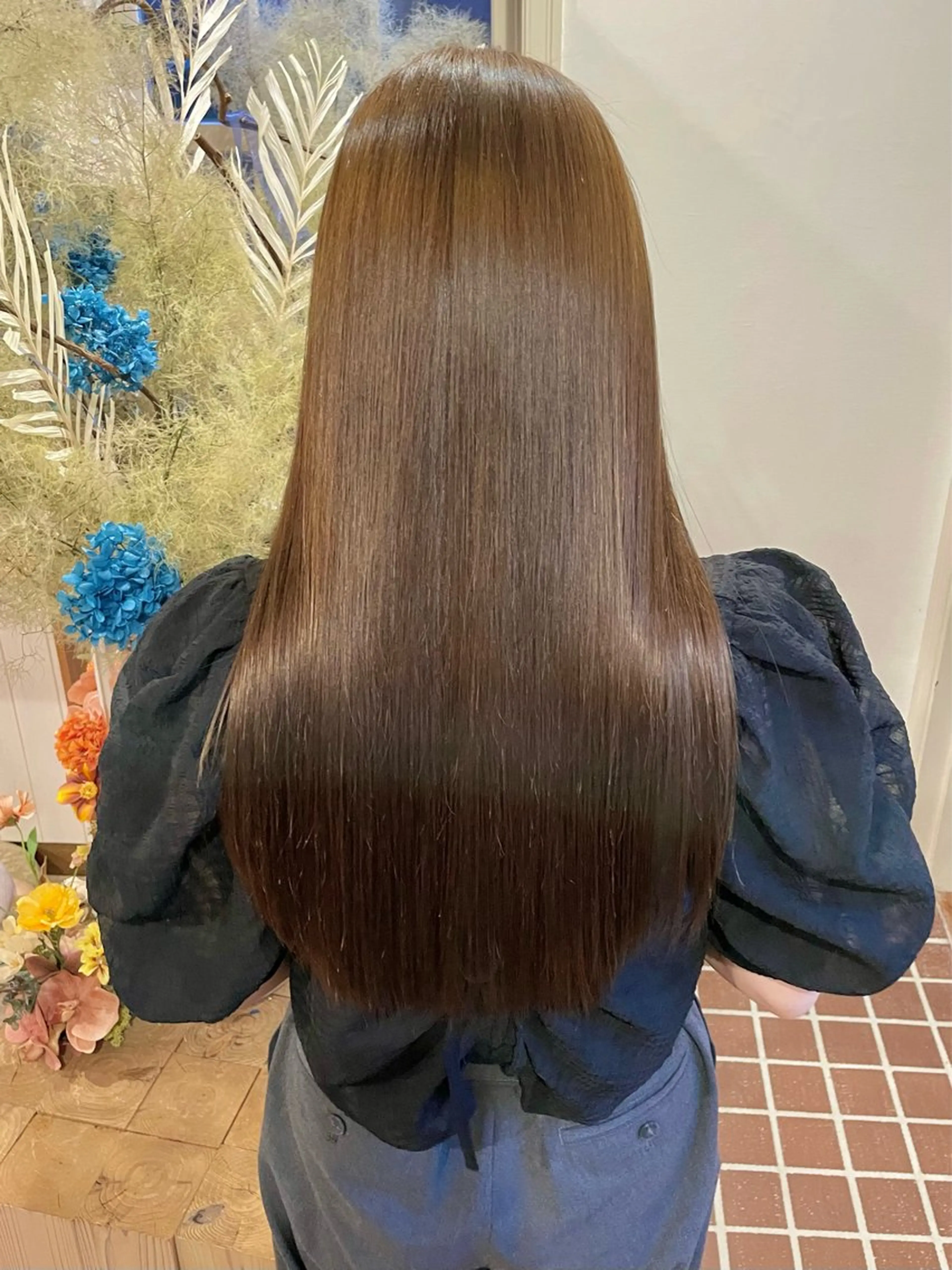 ロング 髪質改善 カット ヘアカラー 縮毛矯正 トリートメント 表参道/髪質改善/ 髪質改善カラー/遠藤のヘアスタイル