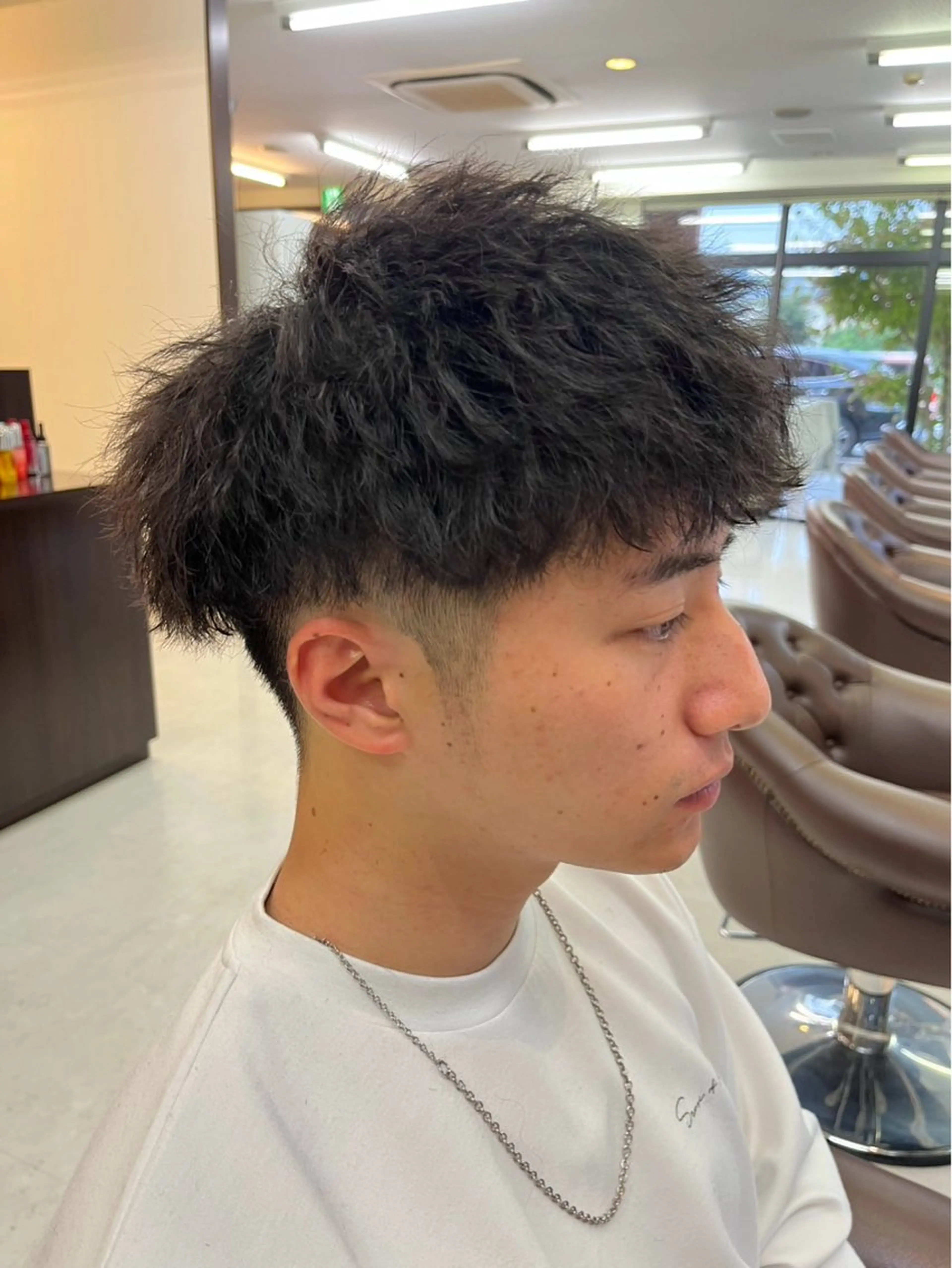 ショート パーマ メンズ メンズパーマ メンズツイストパーマ トリートメント ツイストパーマ BALANCE.／ 樋口智士のヘアスタイル