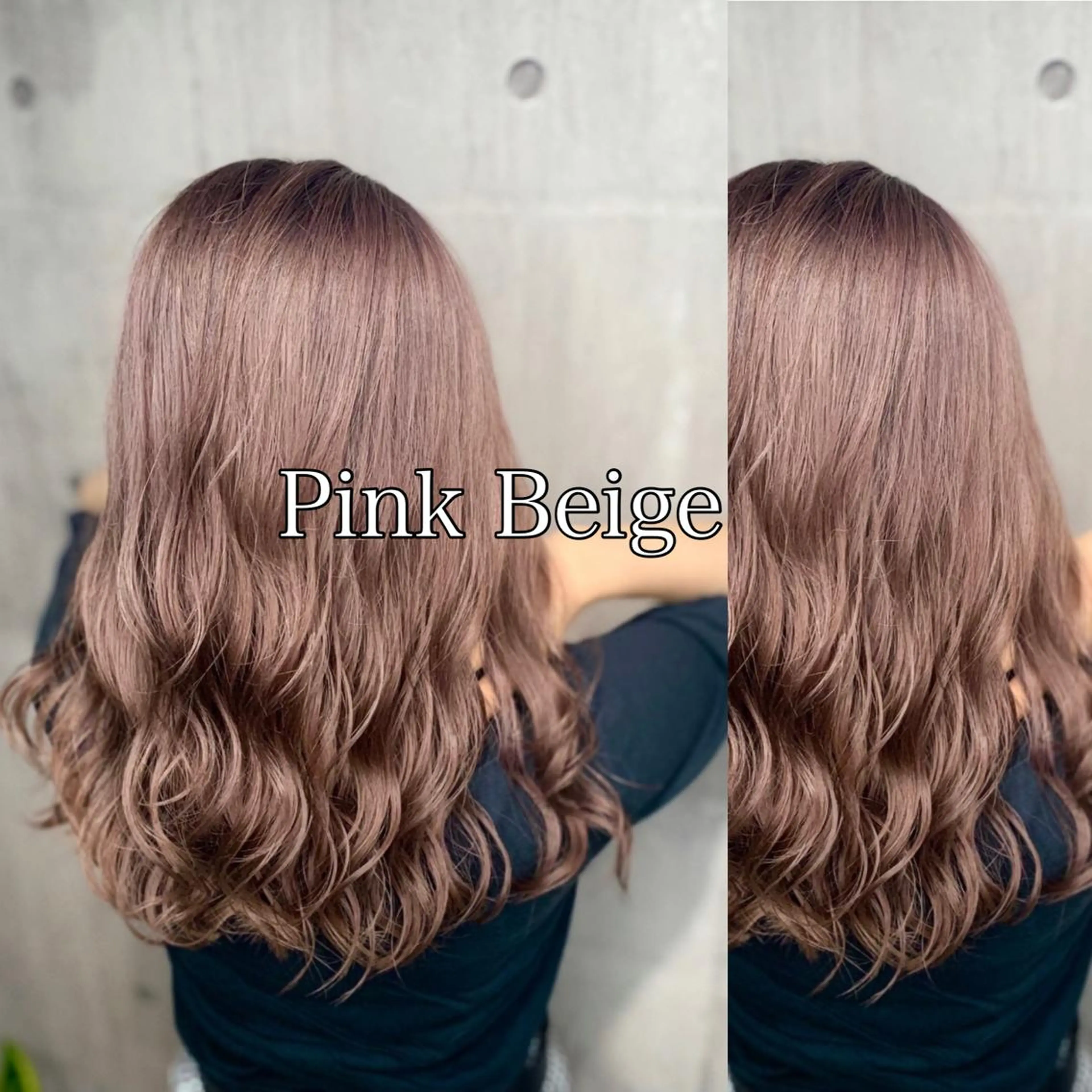 セミロング mimiiy梅田 中崎町ハイトーンのヘアスタイル