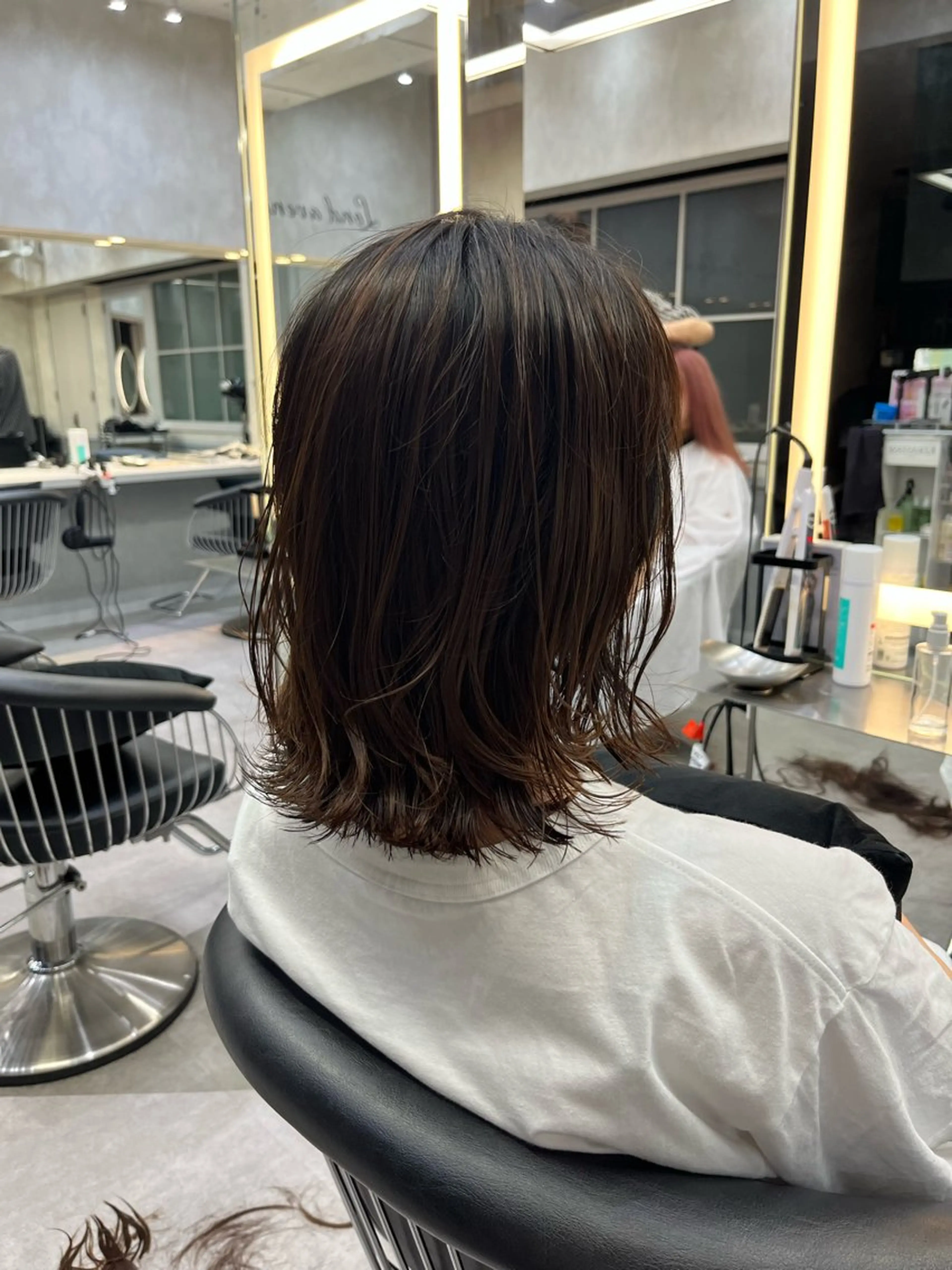 ミディアム 池袋/似合わせ/縮毛 髪質改善【ugen】のヘアスタイル