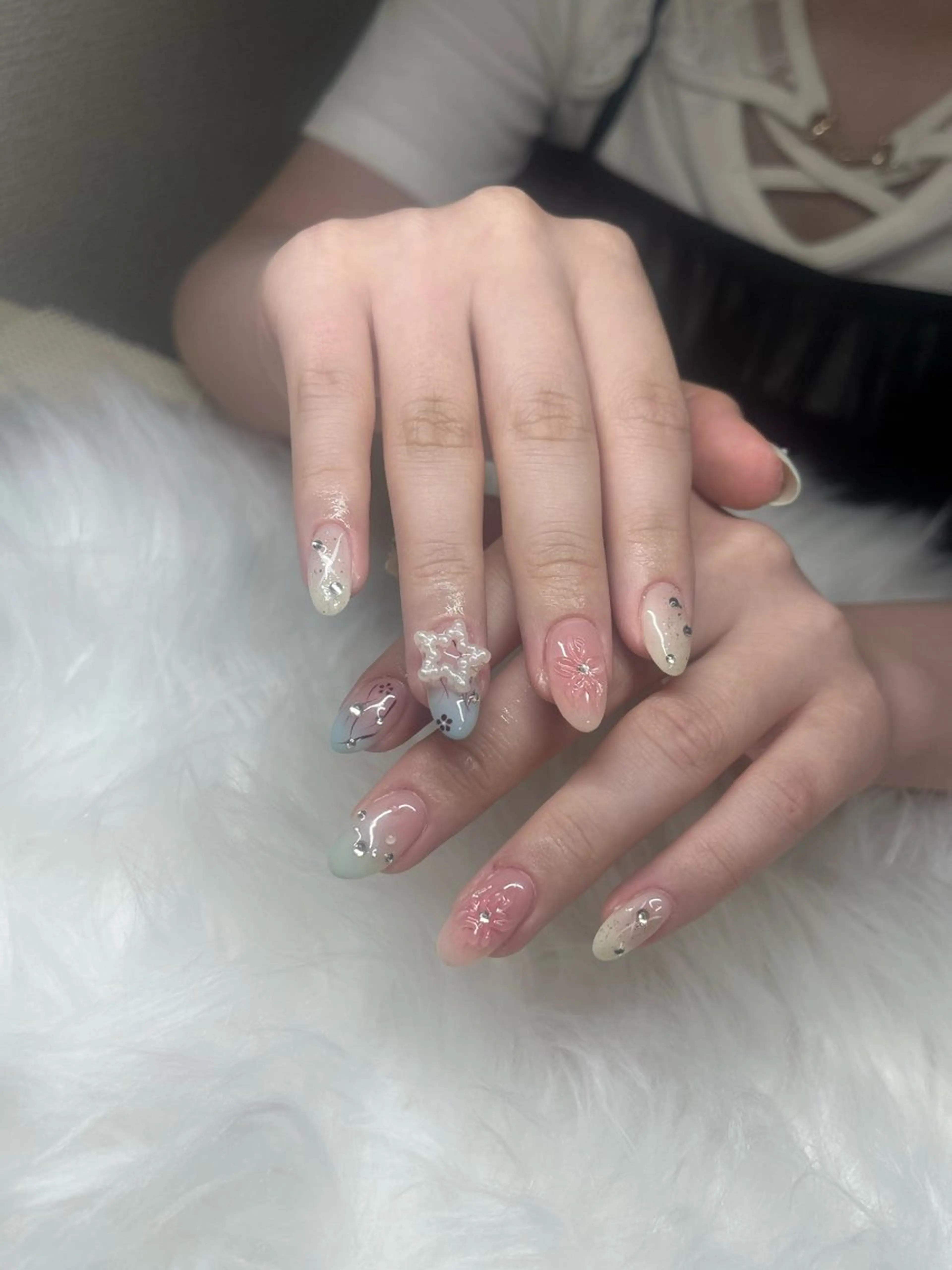 ネイル ハンドネイル ROSE ANA CHUO 本川越のネイルデザイン