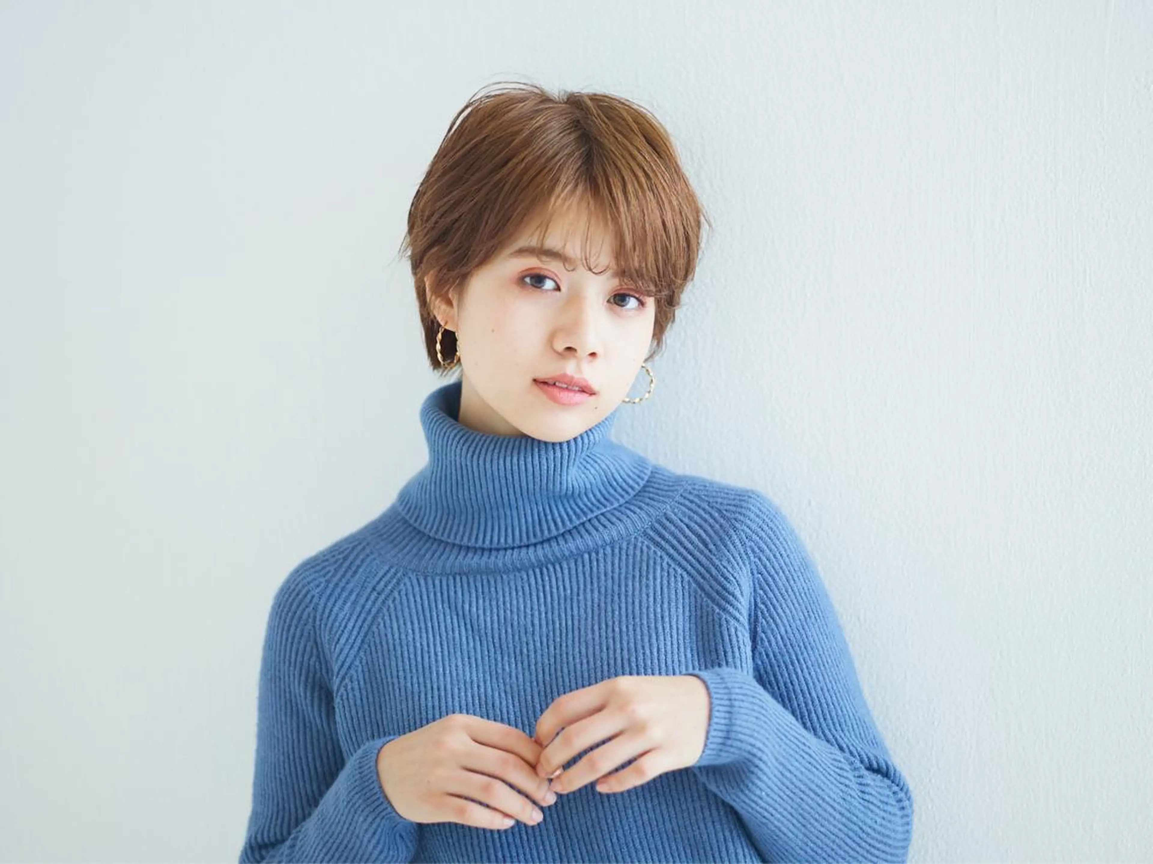 ショート カラー THE DAY所属・AKI HASHIMOTOのヘアスタイル