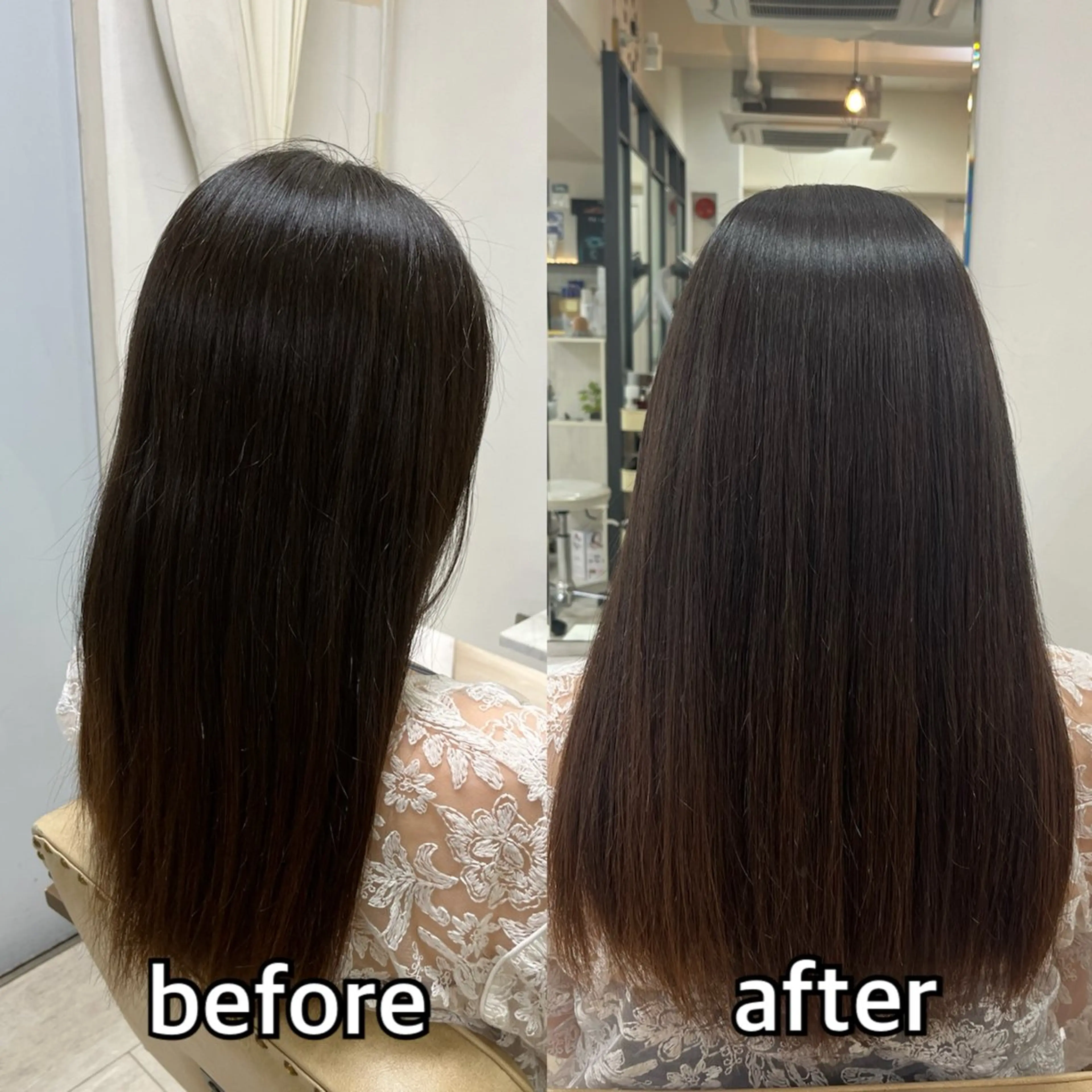 ロング 伸ばしかけ 髪質改善 縮毛矯正 トリートメント トリートメント HairMake NEW YORK所属・カットモデル募集/ 加藤美月のヘアスタイル