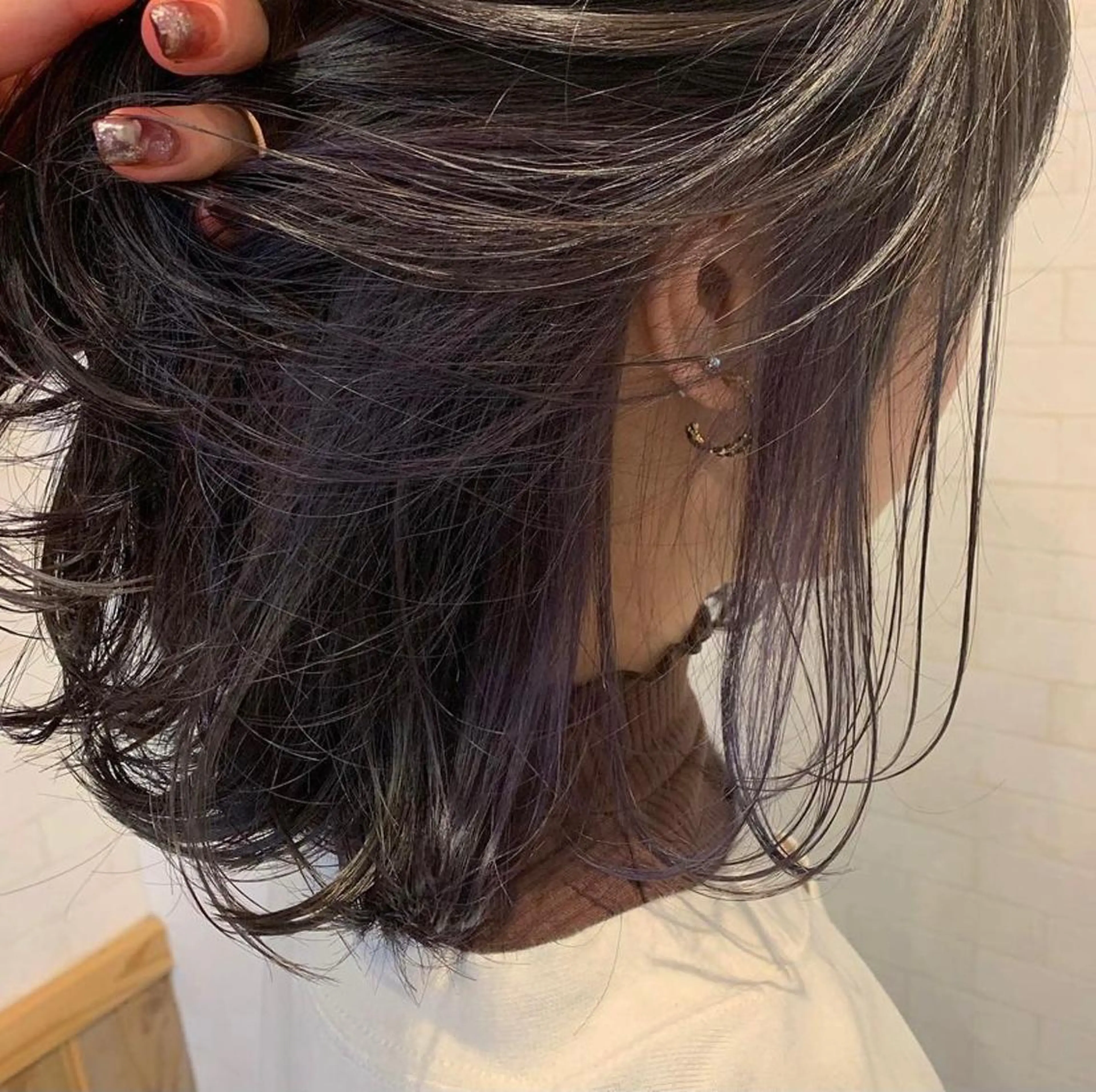 ミディアム カラー ヘアカラー トリートメント ノグチ ナツコのヘアスタイル