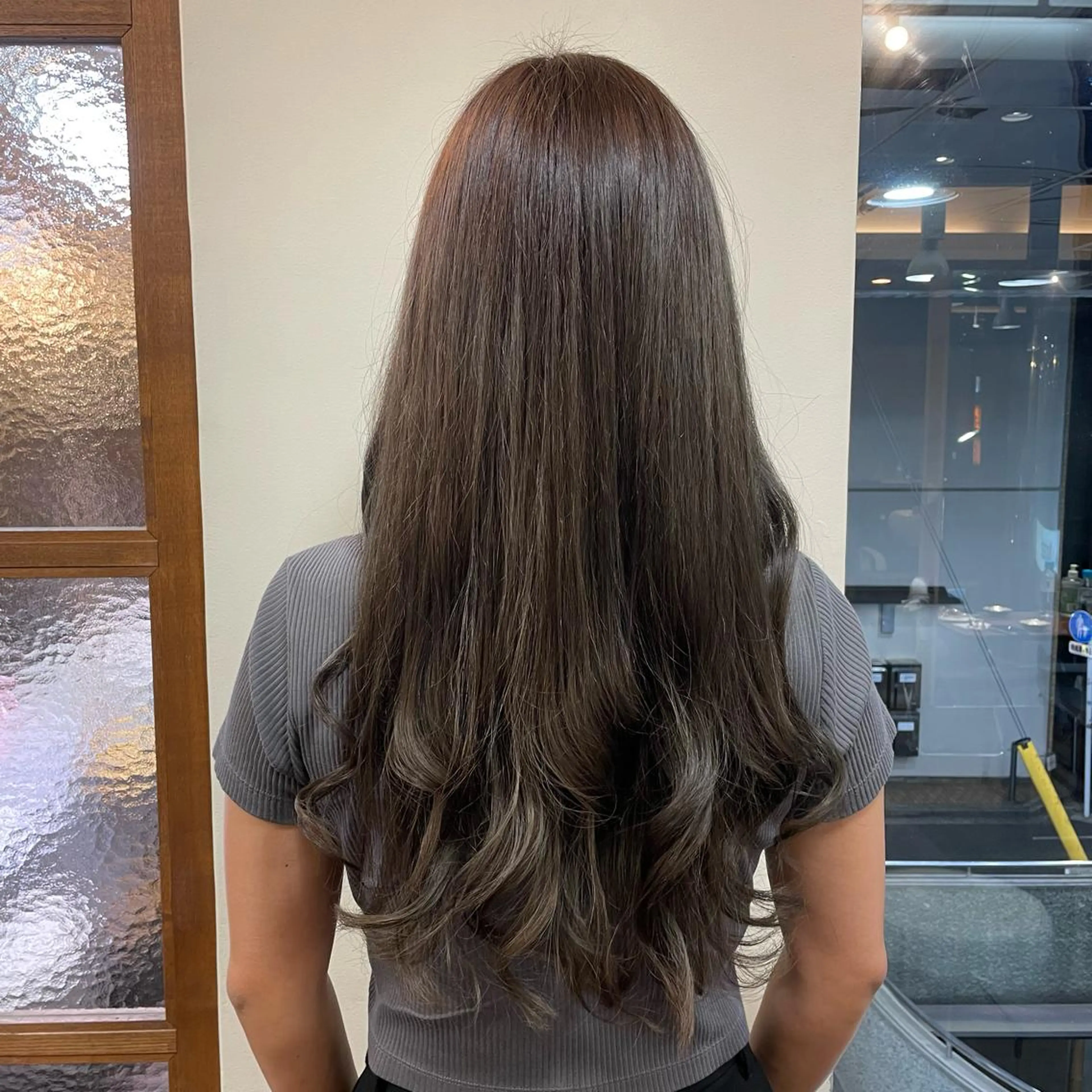 ロング カラー NiCHE avenir吉祥寺所属・💜カラー/縮毛矯正 /NARUKA💜のヘアスタイル