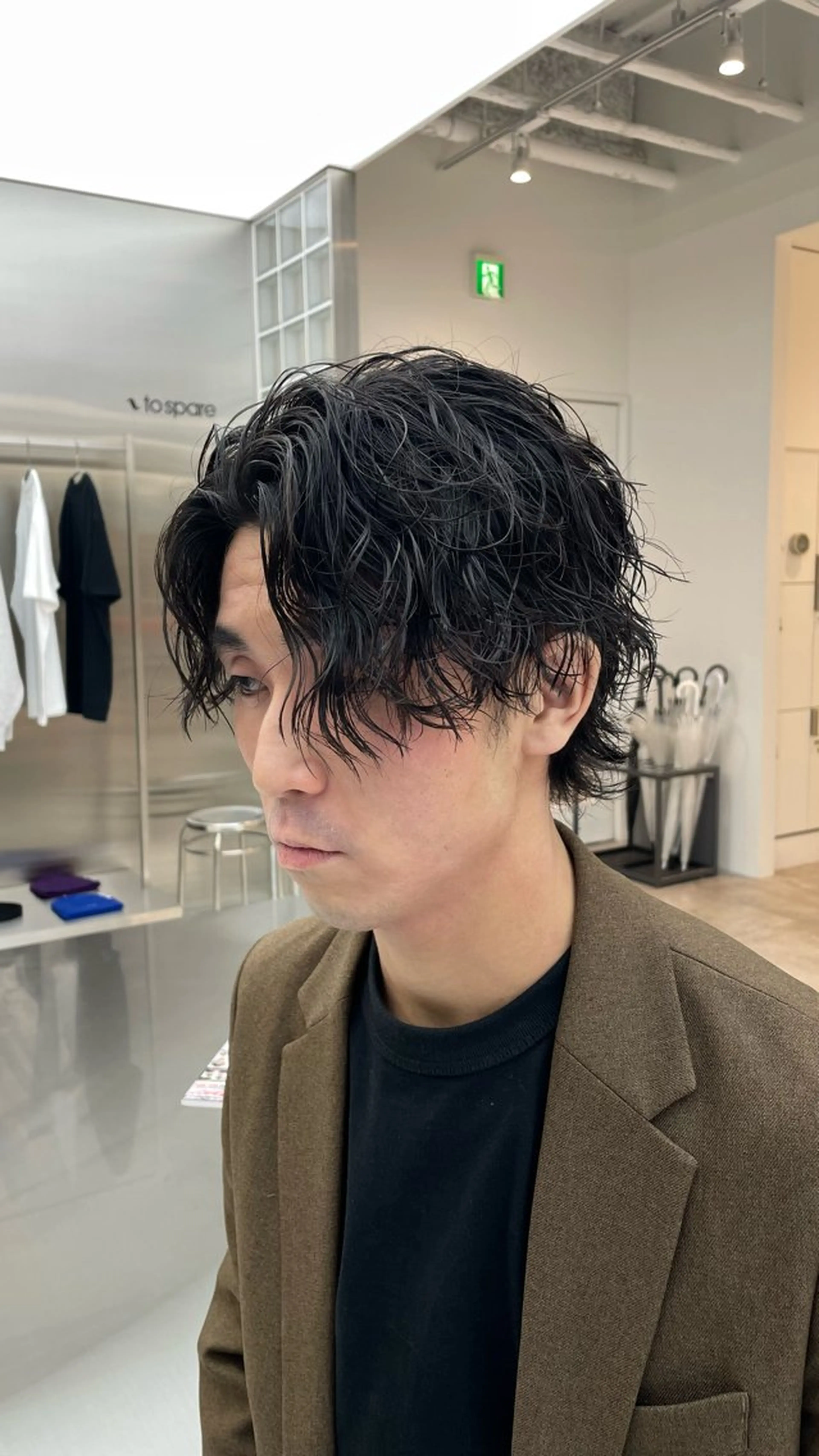 パーマ メンズ カット パーマ fifth 阿部楓のヘアスタイル