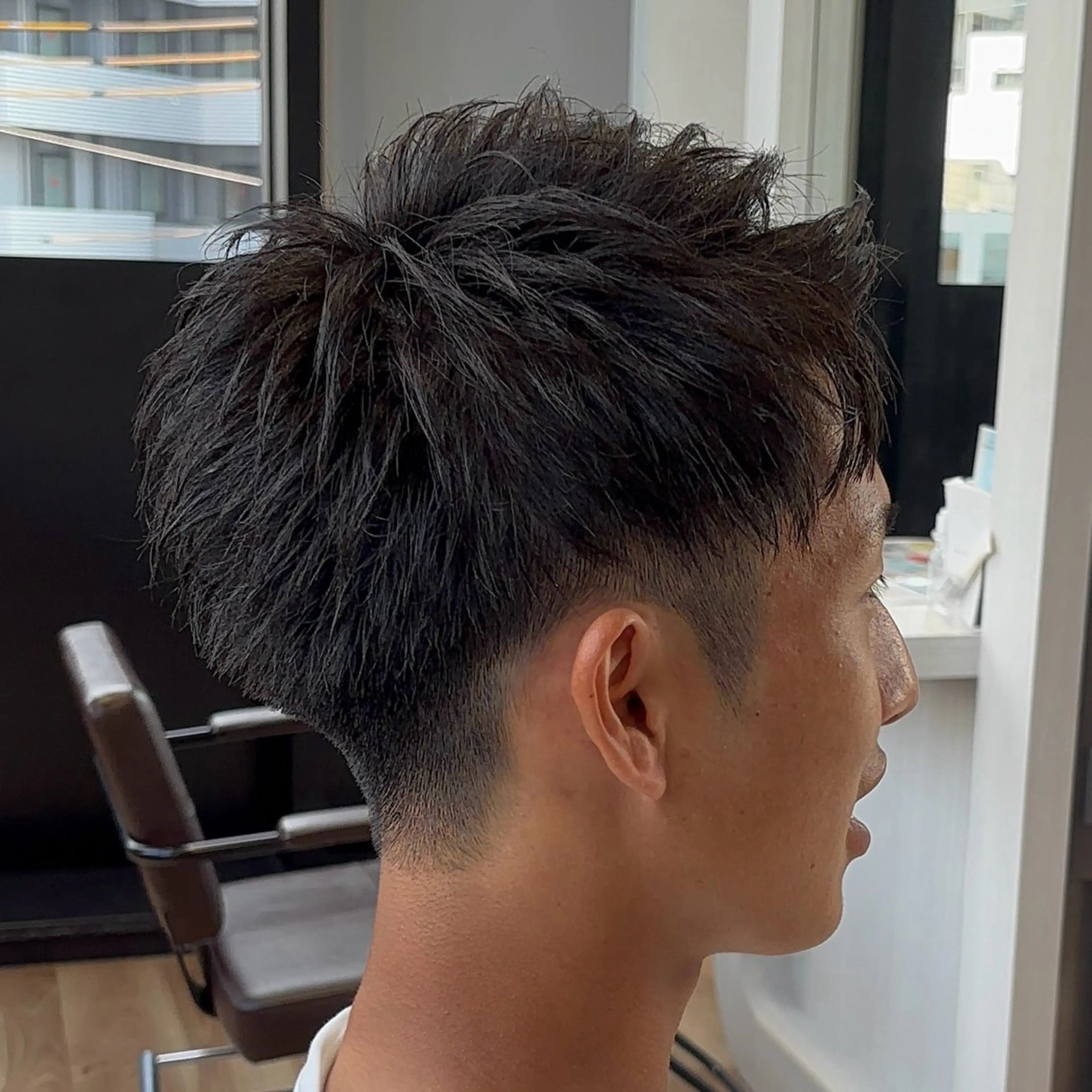 ショート メンズ ビジネス カット ヘッドスパ STYLE エキシティ店所属・【似合わせパーマ】 STYLE 杉原　魁のヘアスタイル