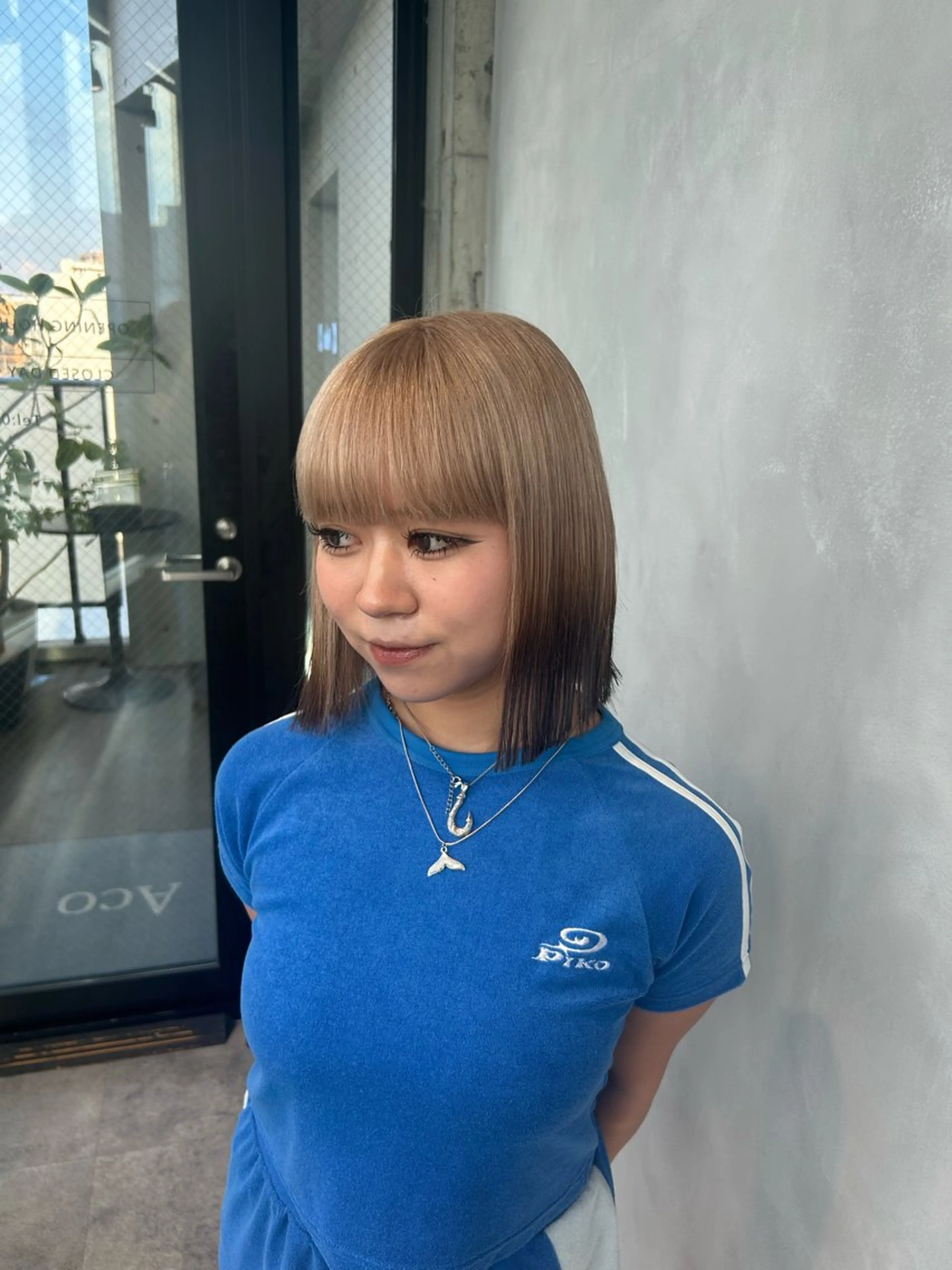 ショート カラー ボブ カット ヘアカラー 茅ヶ崎/ハイトーン/ Ramuのヘアスタイル