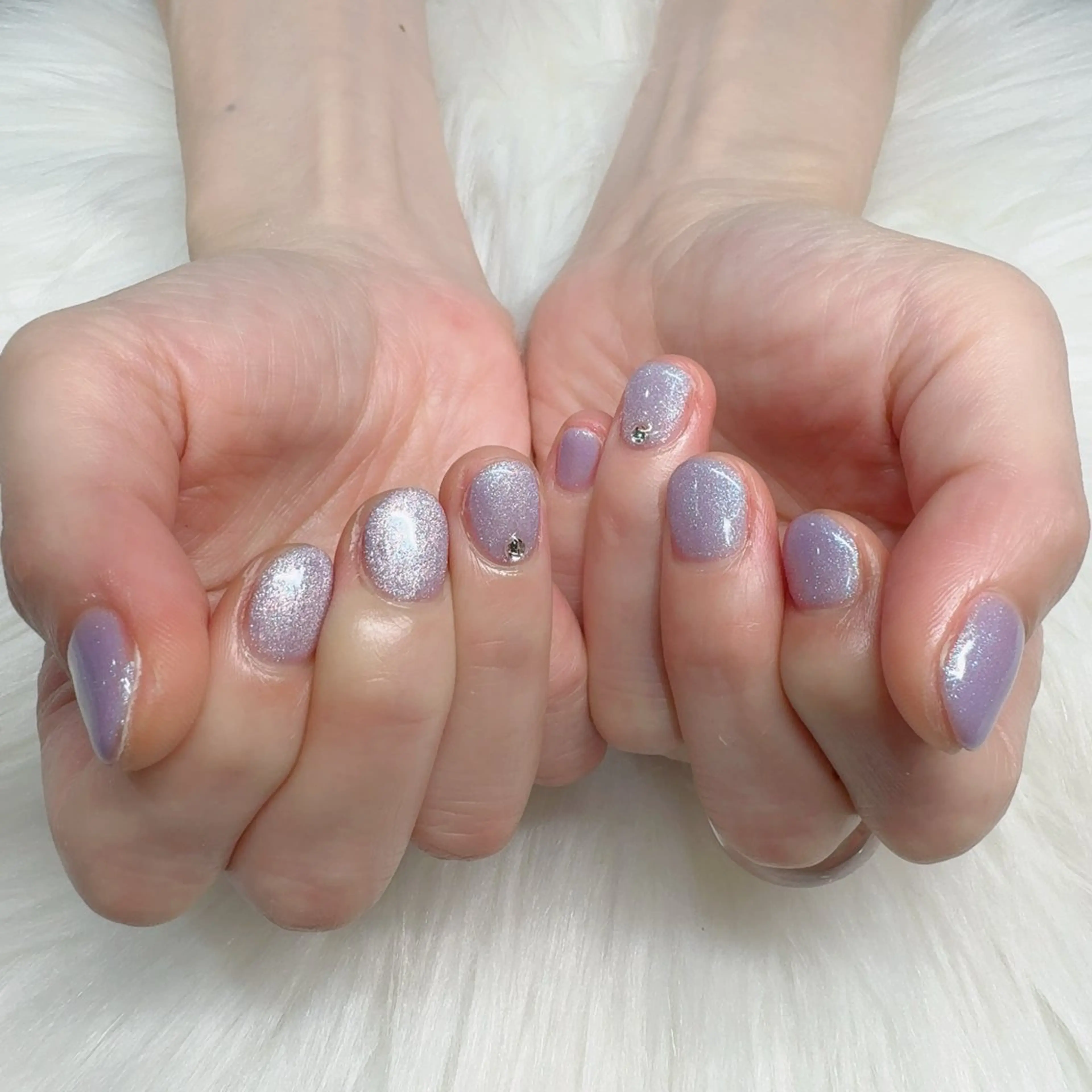 ネイル ストーンネイル ハンドネイル 小野澤 紗智のネイルデザイン