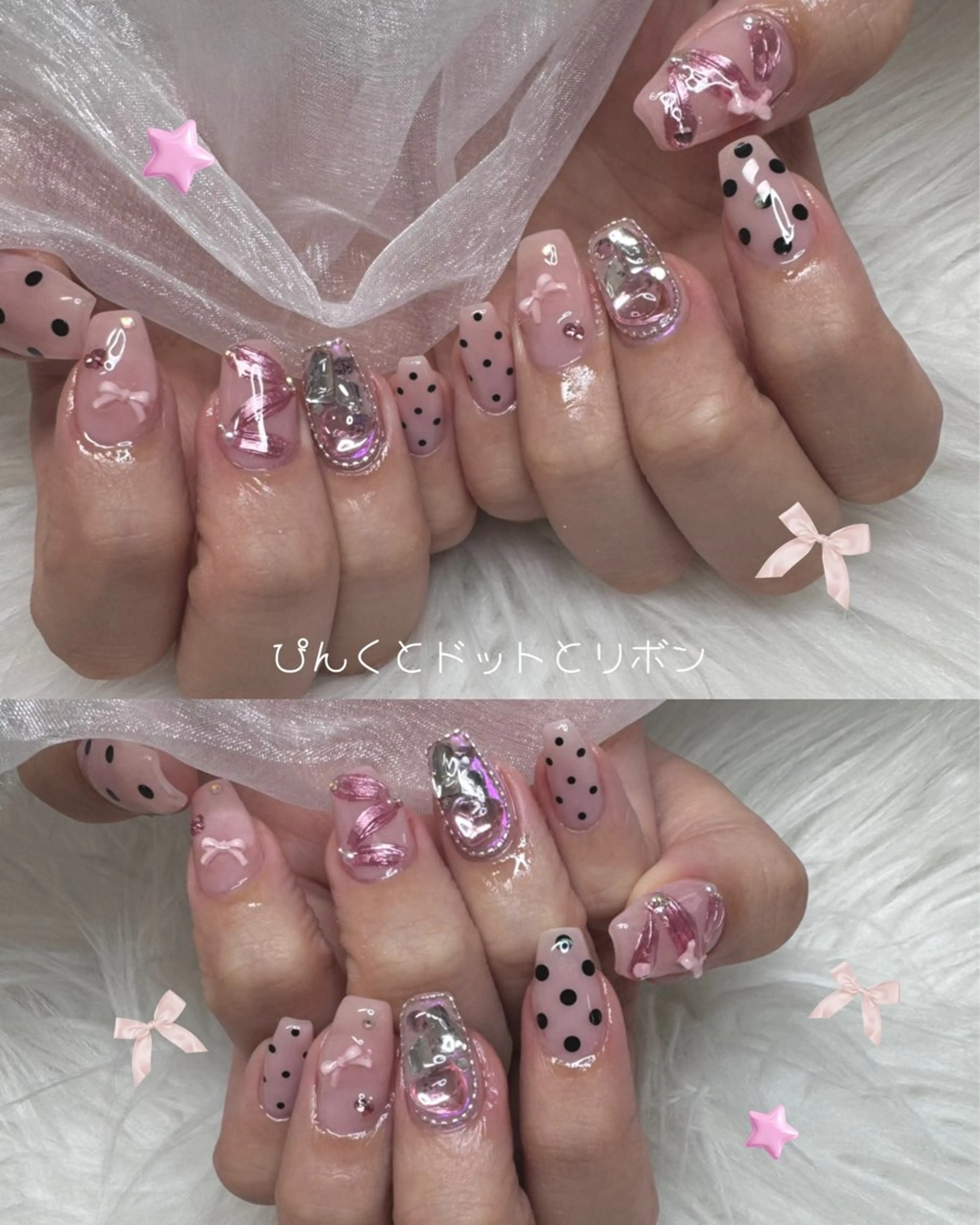 ネイル ハンドネイル La neige* yuki 🥯🍑のネイルデザイン