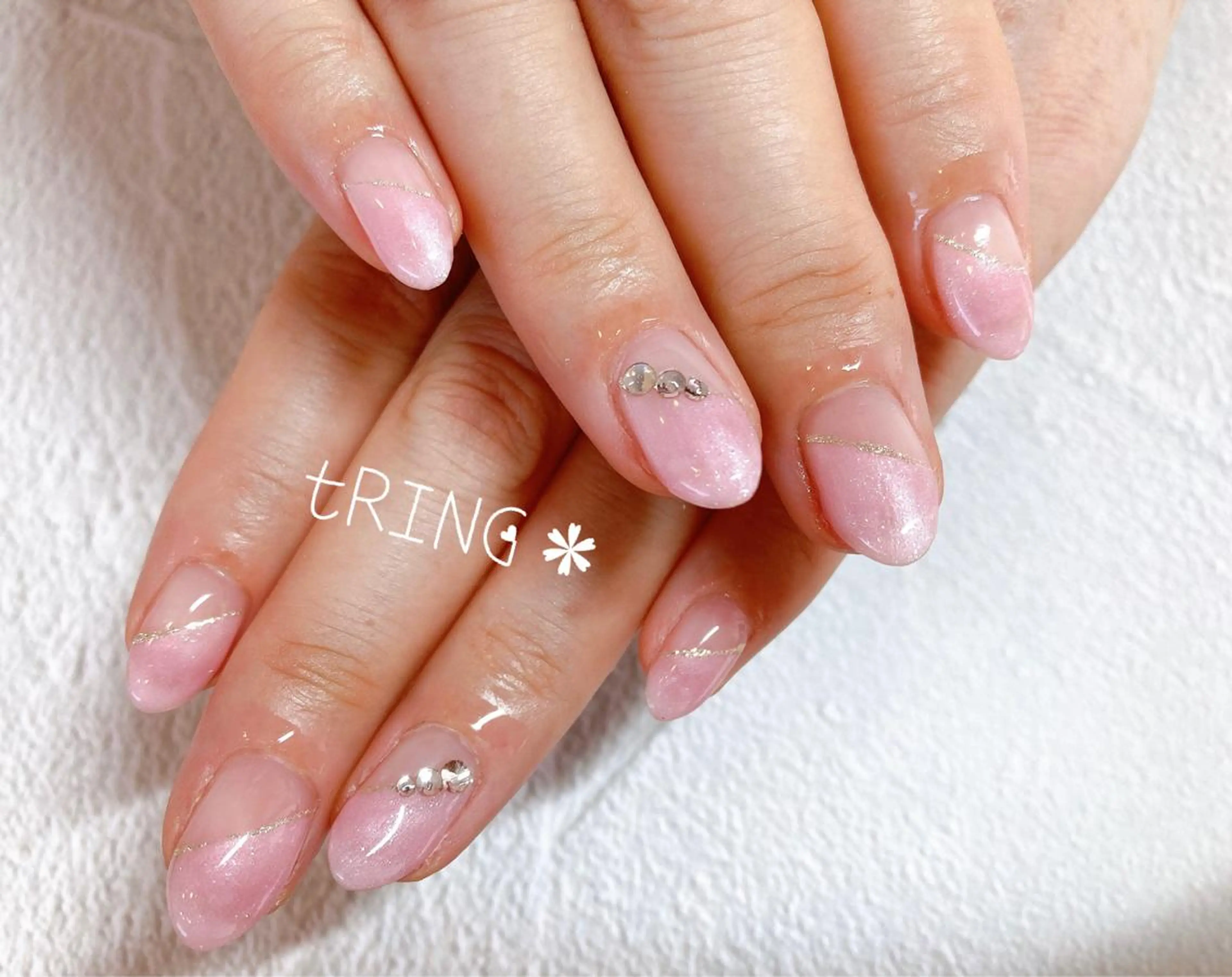 ネイル ハンドネイル tRING＊ しいの木台のネイルデザイン