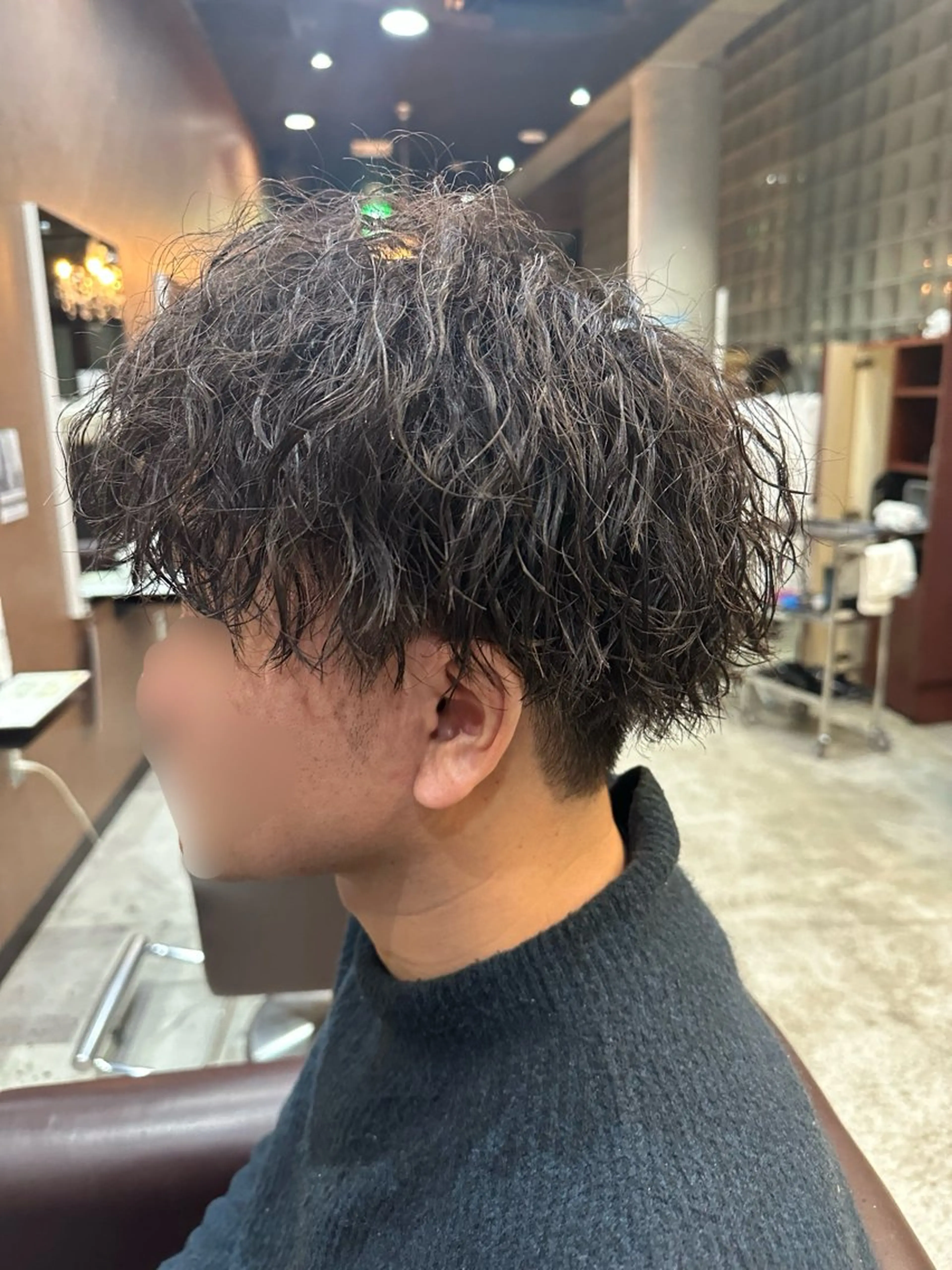 パーマ メンズ メンズパーマ ツイストスパイラルパーマ スパイラルパーマ Men's only salonSHIFT薬院店所属・岩永 大夢のヘアスタイル