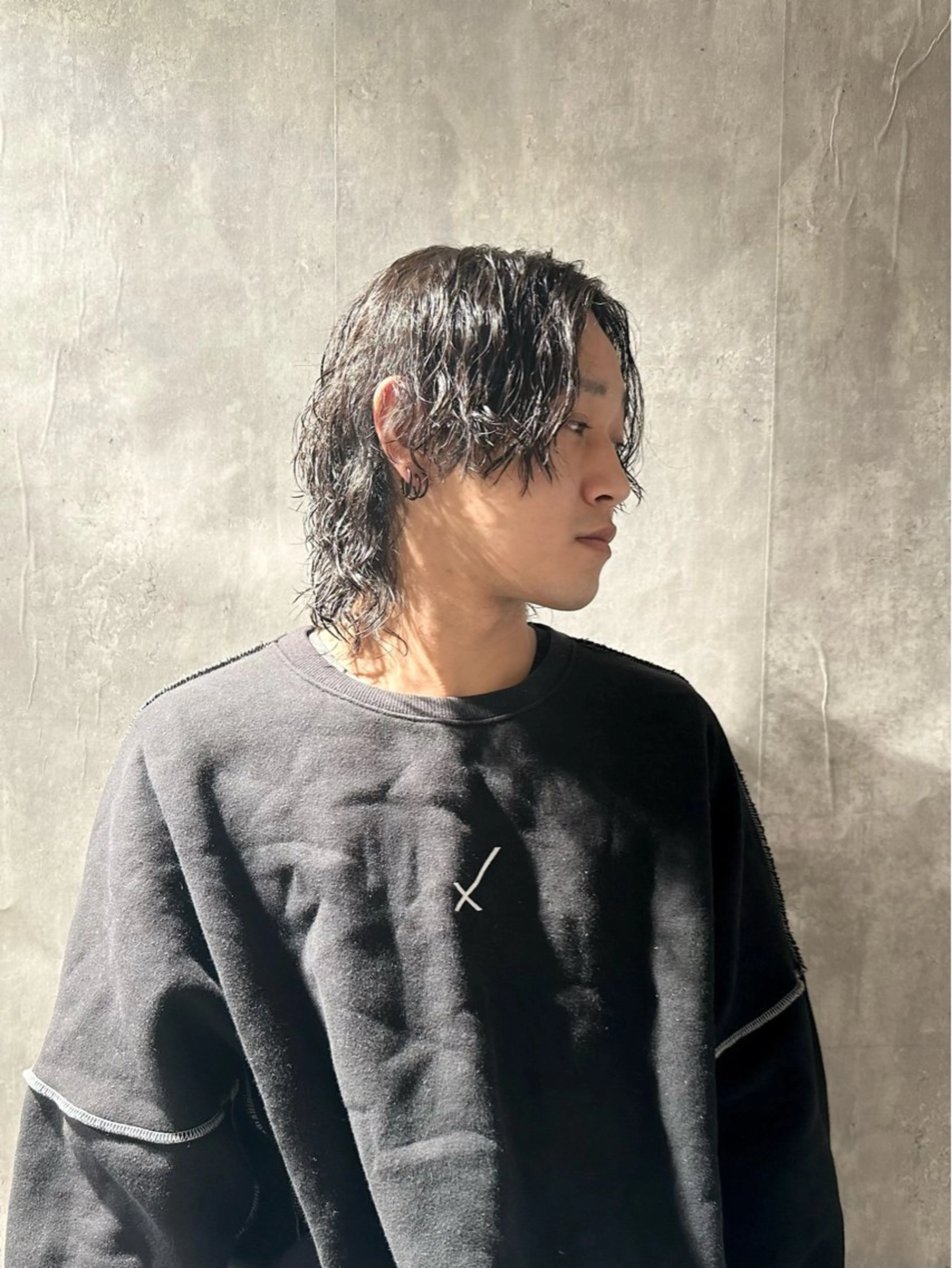 メンズ マッシュ メンズパーマ メンズツイストパーマ 波巻きパーマ メンズウルフカット カット ヘアカラー パーマ トリートメント 骨格補正施術/メンズ 専門美容師/YUYAのヘアスタイル