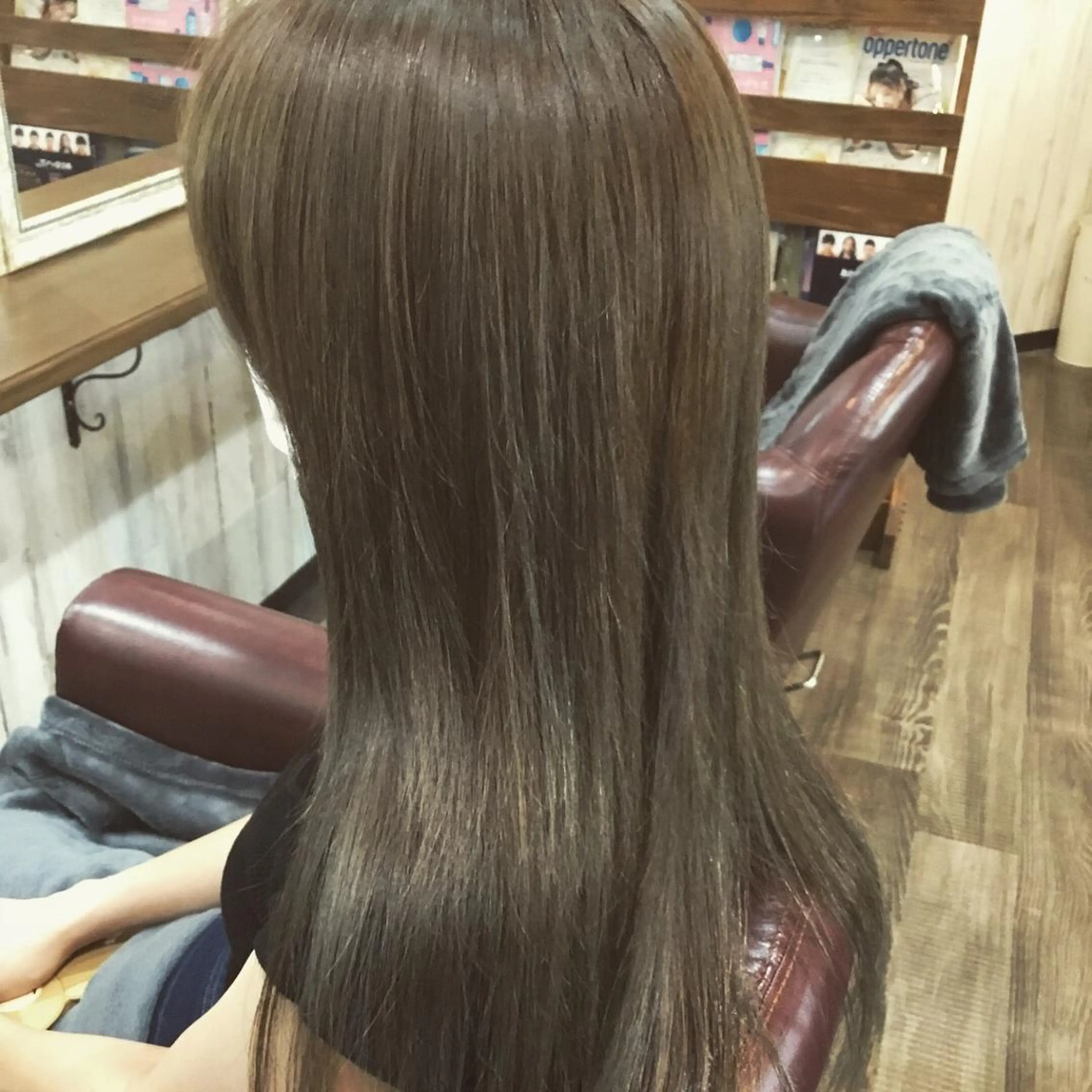 ロング カラー パーマ 金崎 新吾のヘアスタイル