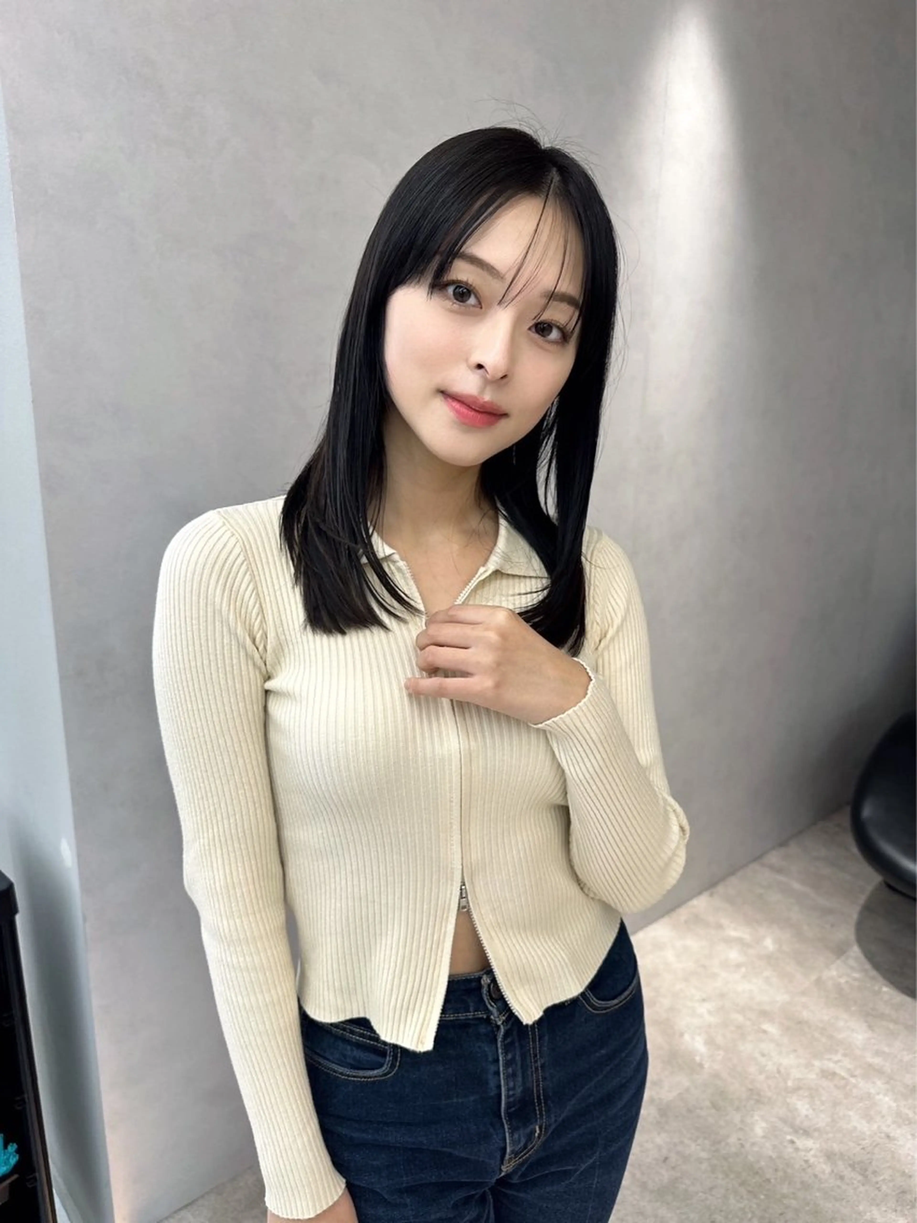 セミロング カラー カット ヘアカラー トリートメント 池袋/似合わせ/縮毛 髪質改善【ugen】のヘアスタイル