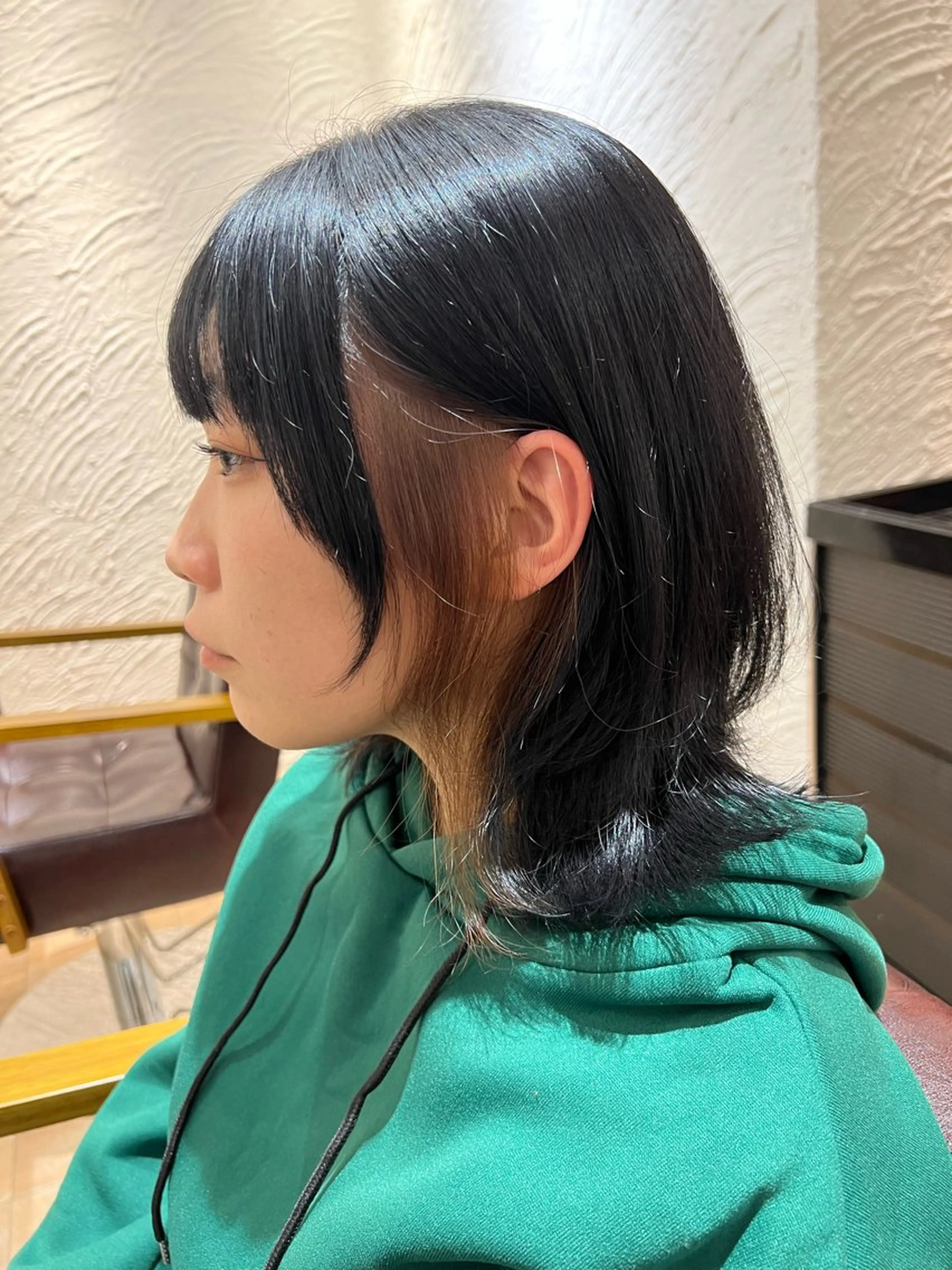 ミディアム カラー 🥀韓国ヘア🥀 宮津真菜のヘアスタイル