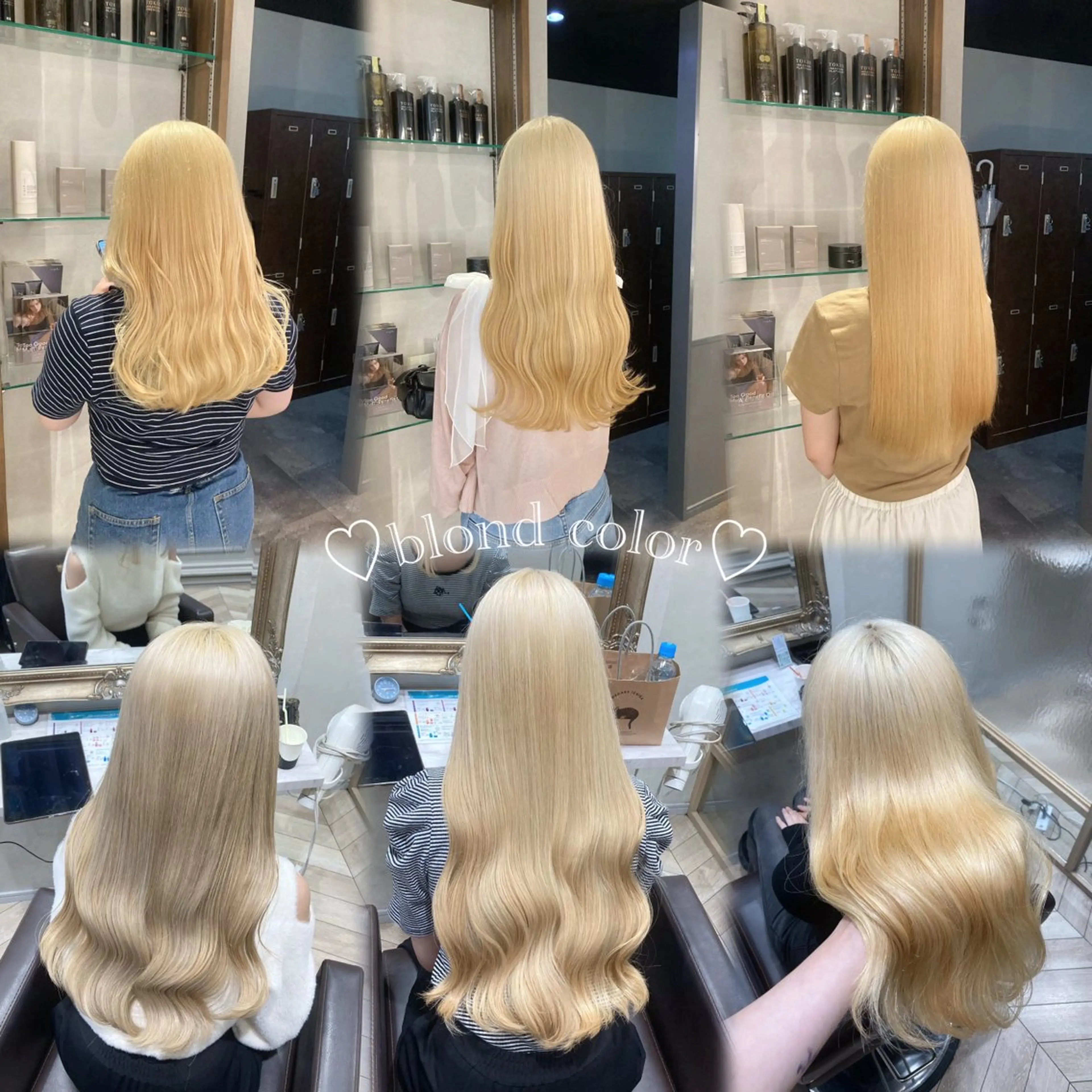 ロング カラー ブリーチ 抜きっぱなしブロンド ブロンド 菅村 緋莉🎀ガーリーヘアのヘアスタイル