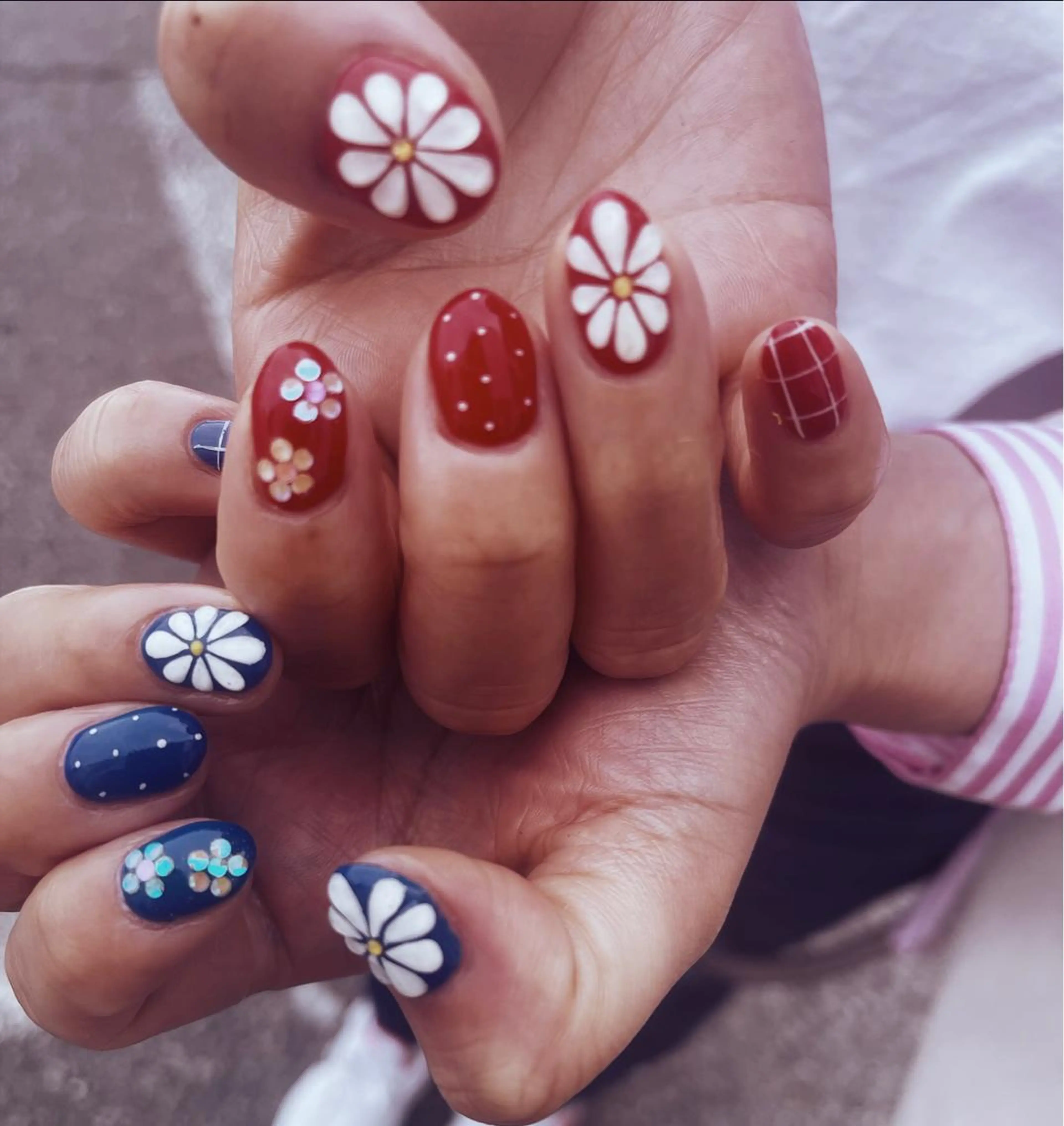 ネイル ジェルネイル ガーリー 韓国ネイル メンズネイル ニュアンスネイル ハンドネイル フットネイル leaaloha　byBROWN HAIR所属・レアアロハ宇都宮 /ネイル.メンズ脱毛のネイルデザイン