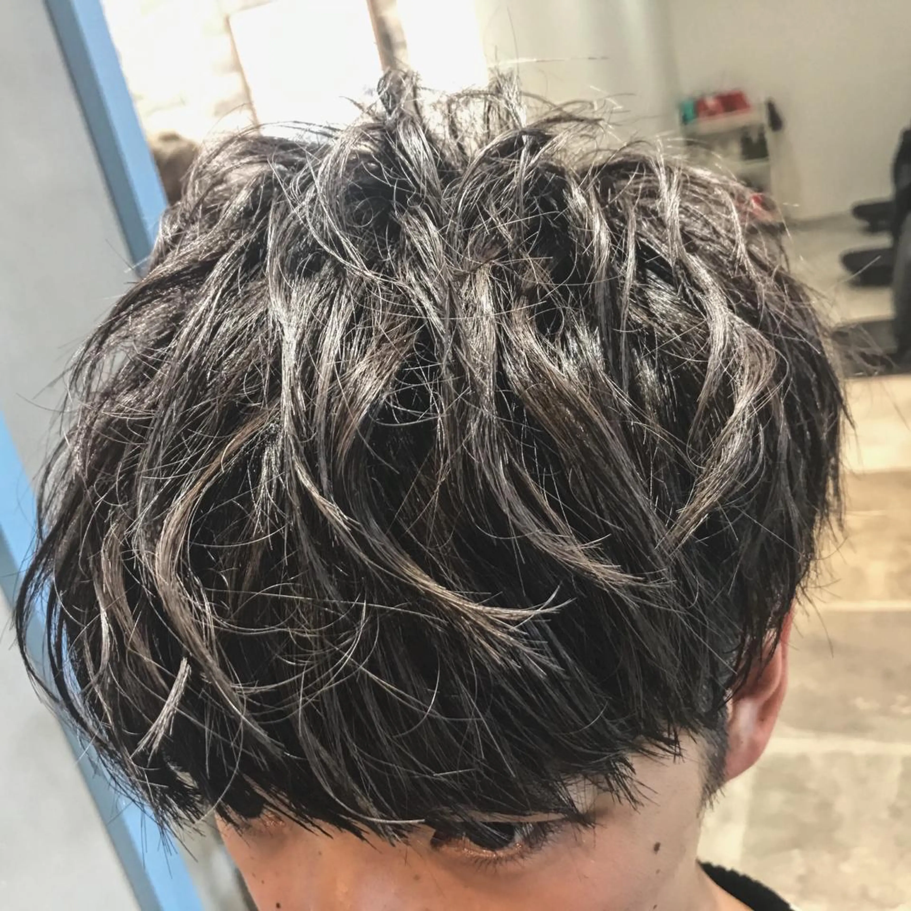 ショート アッシュ 所渉/韓国レイヤー /ウルフカットのヘアスタイル