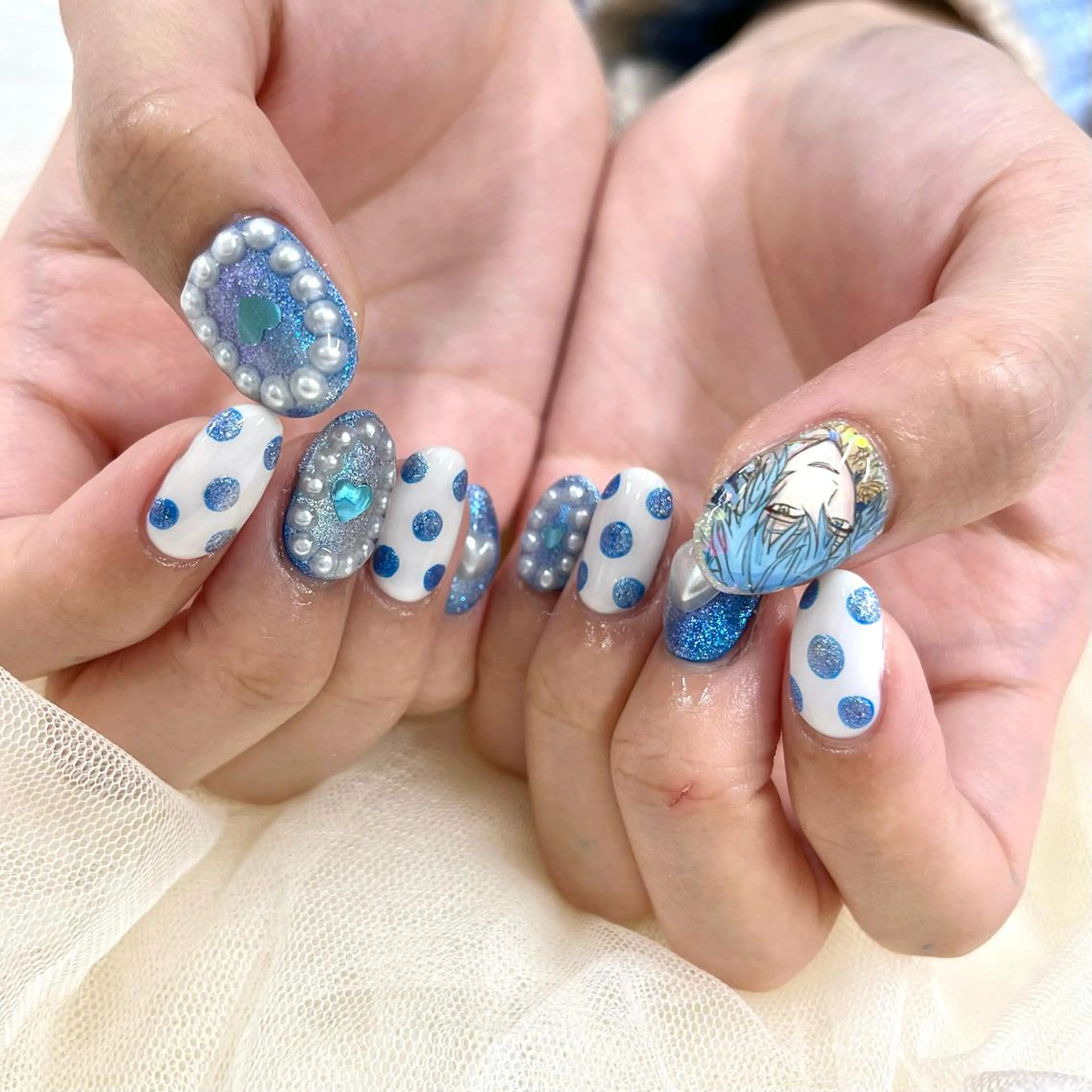 ミディアム ハンドネイル 池袋痛ネイル Nok. 渡辺のネイルデザイン