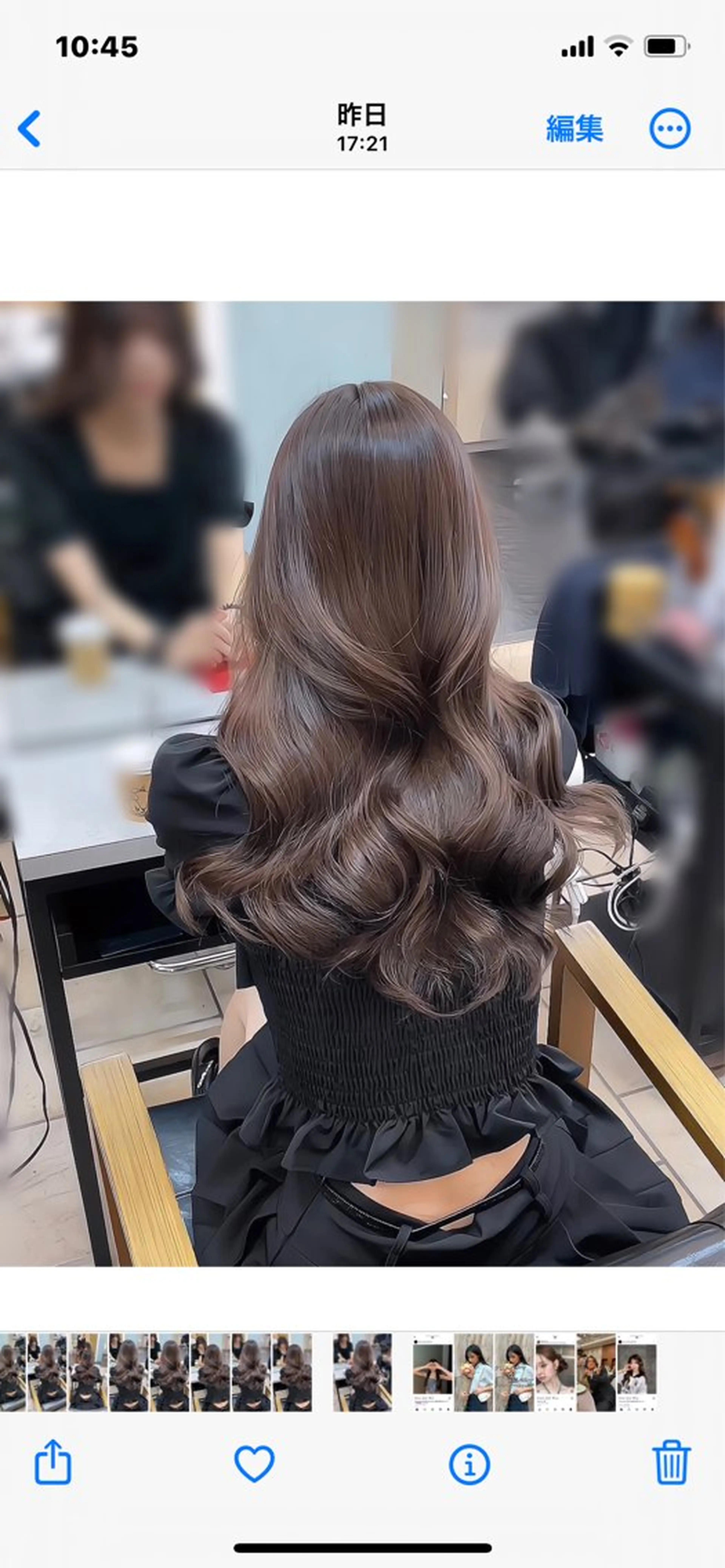 ロング カット ヘアカラー トリートメント 韓国ヘア🤍🇰🇷 ‪🫶🏻吉満のヘアスタイル