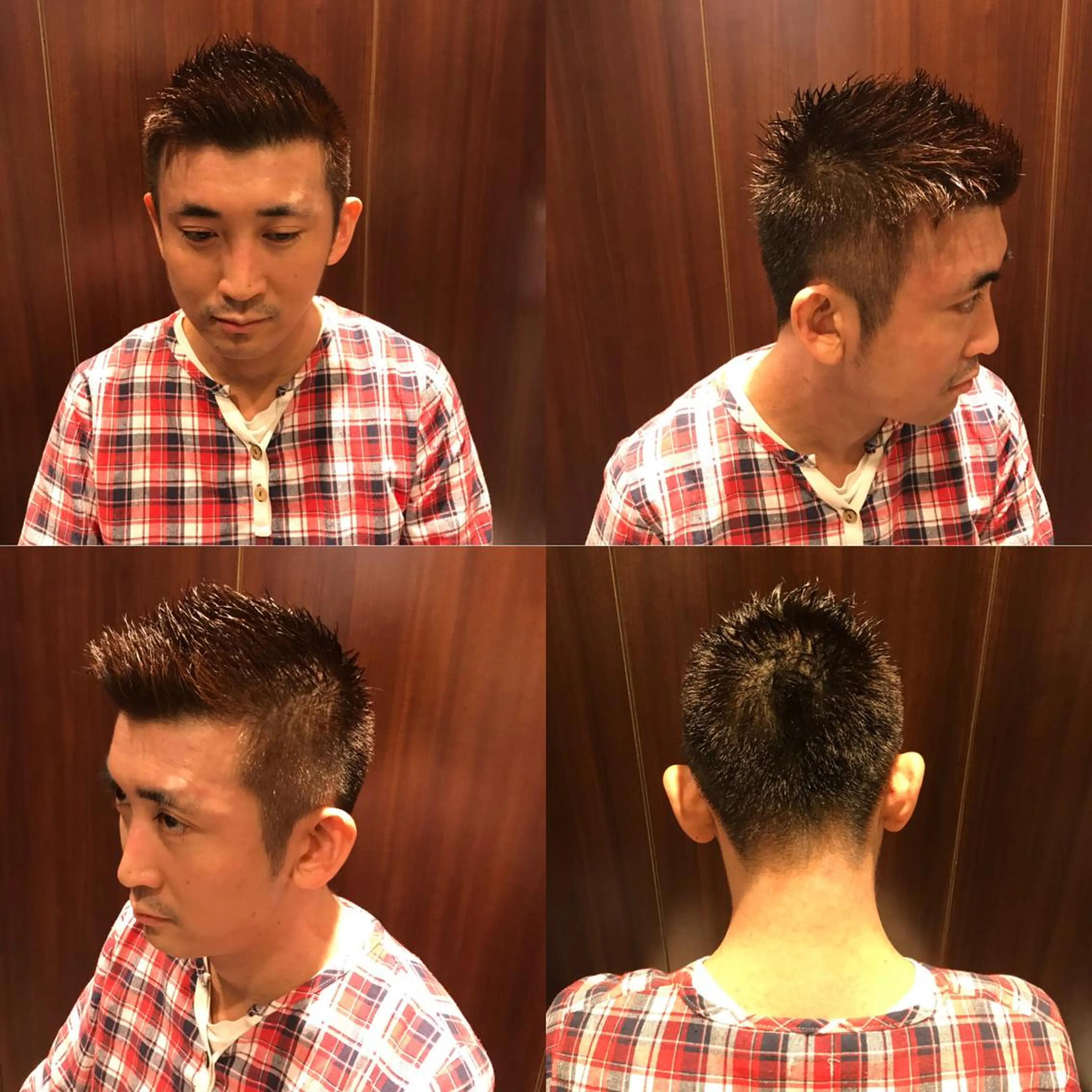 ショート カラー メンズ 高橋 亜美奈のヘアスタイル