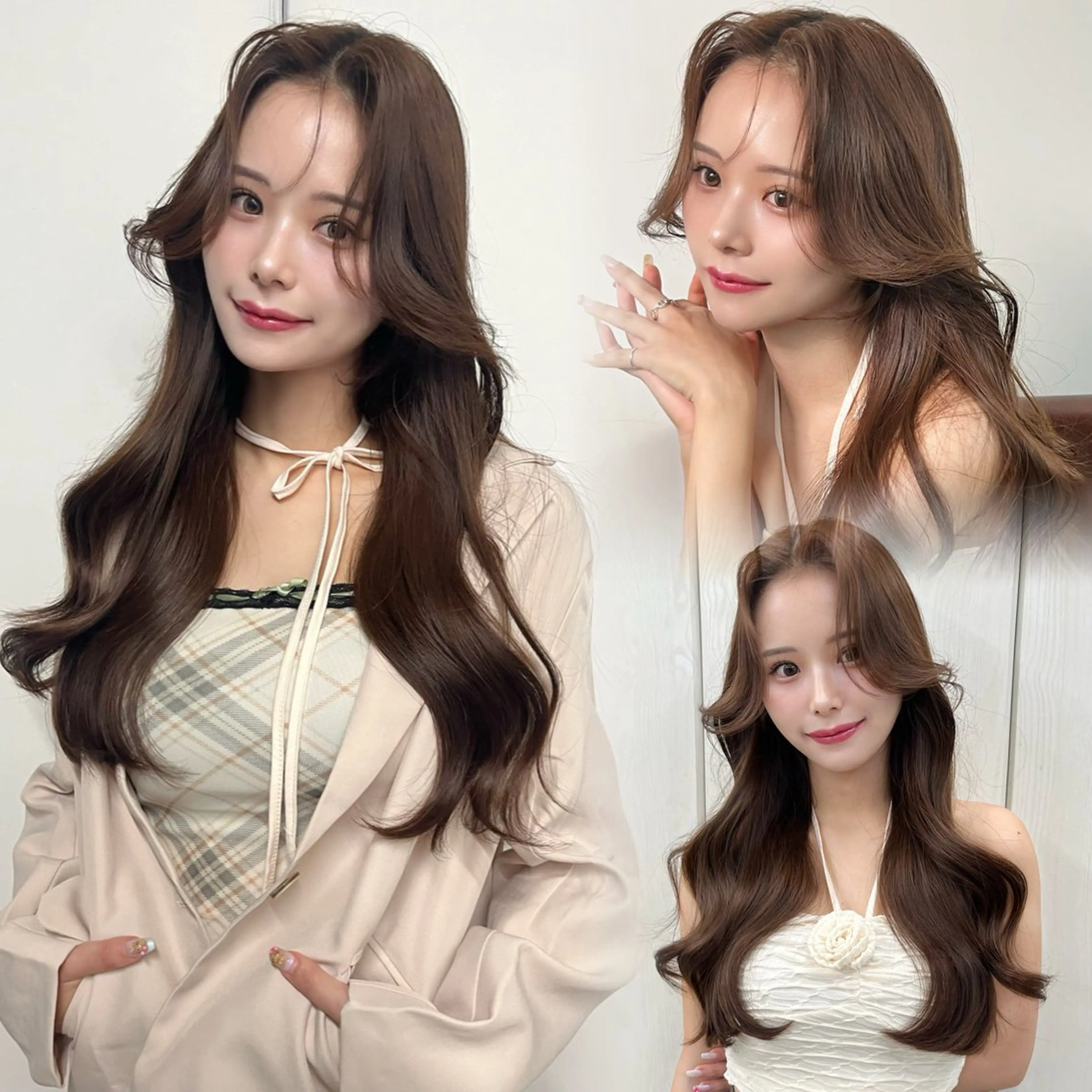 【人気No.1🎀】カット+Premiumケアカラー+高保湿2Stepトリートメント🖤コテ巻きスタイリング仕上げ✨️の写真