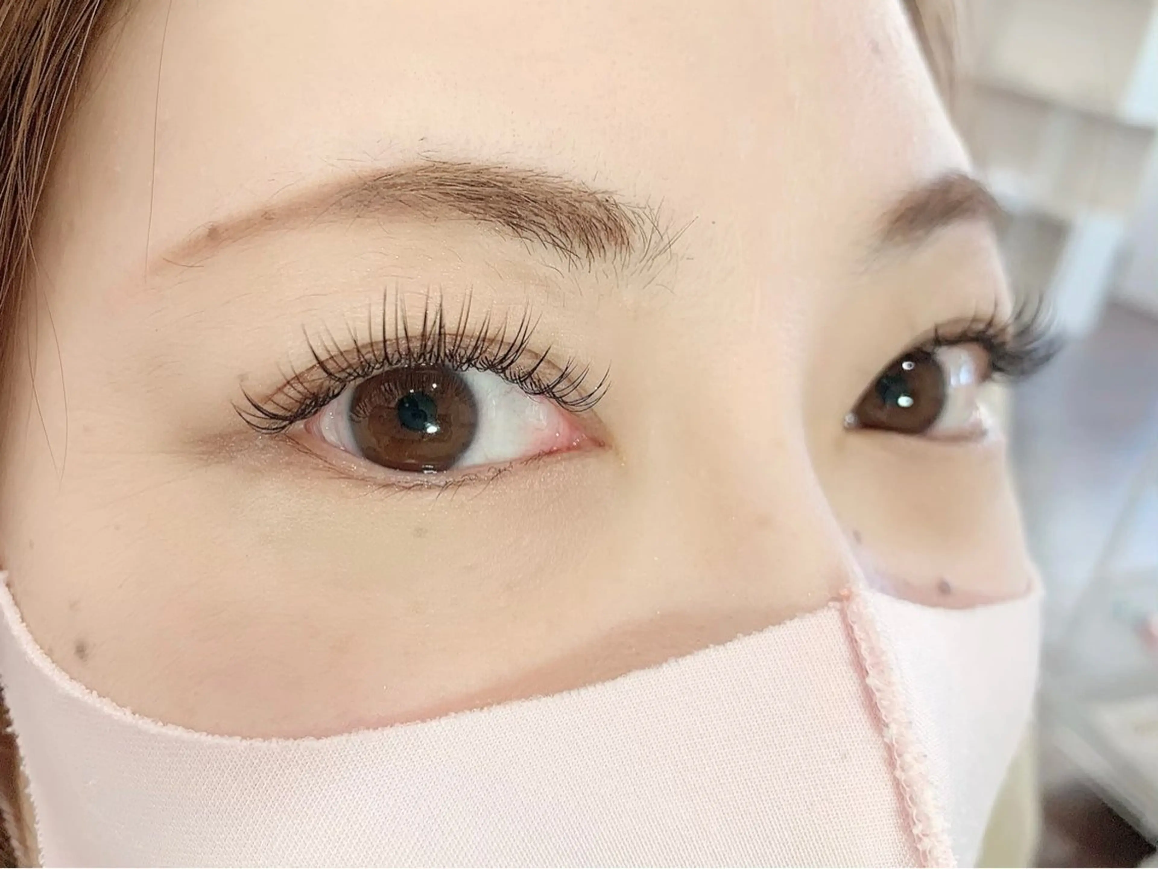 シングルエクステ100本　(付け足しNG )オフがある方お知らせくださいの写真