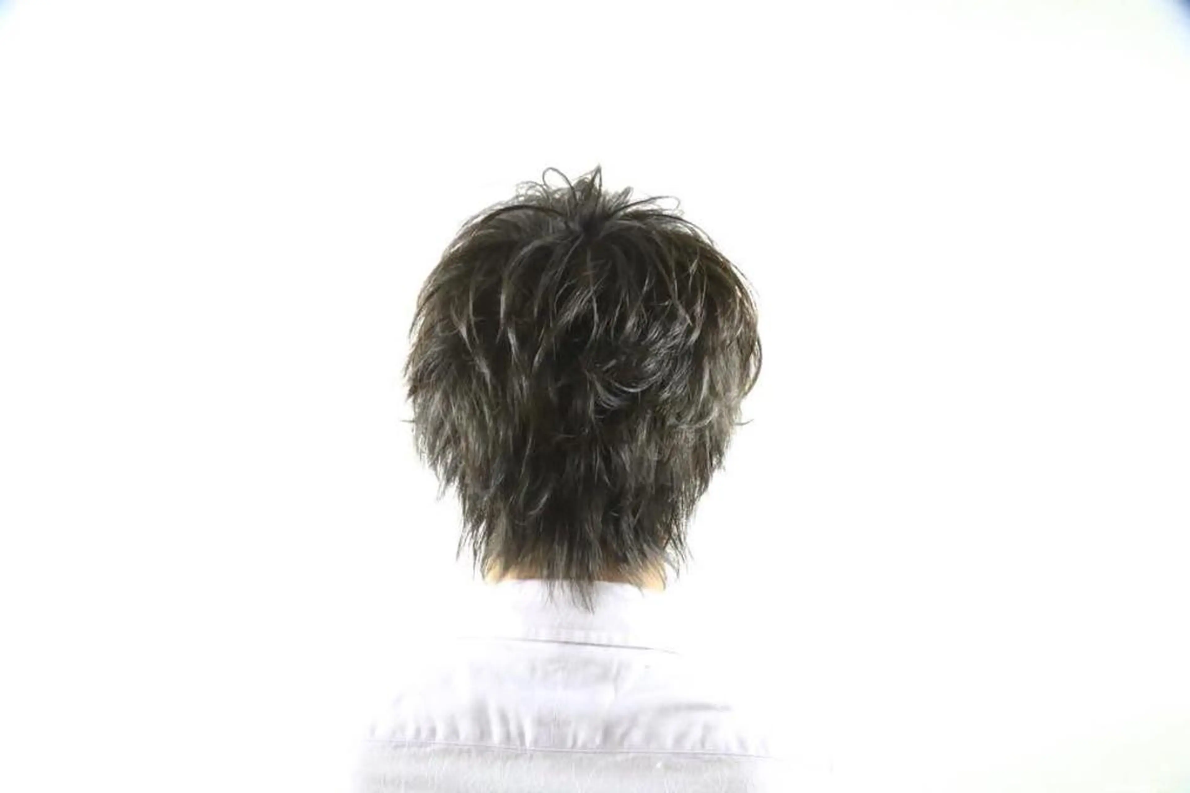 ショート メンズ メンズウルフカット ショートヘア 外ハネヘア ウルフカット Vir by browのヘアスタイル