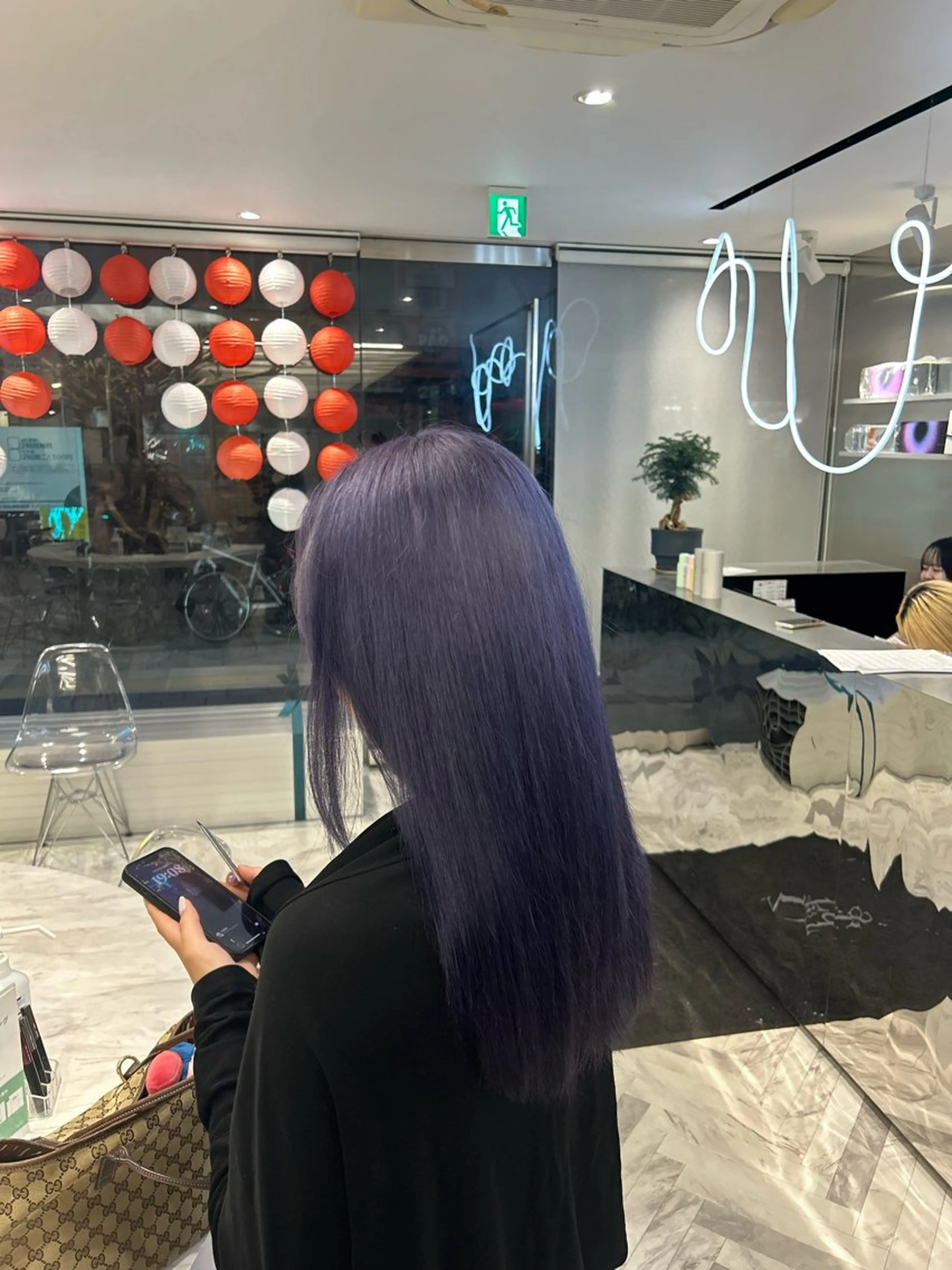 ロング カラー ヘアカラー トリートメント メンズ/ボブ/パーマ /くるみのマツエク・マツパデザイン