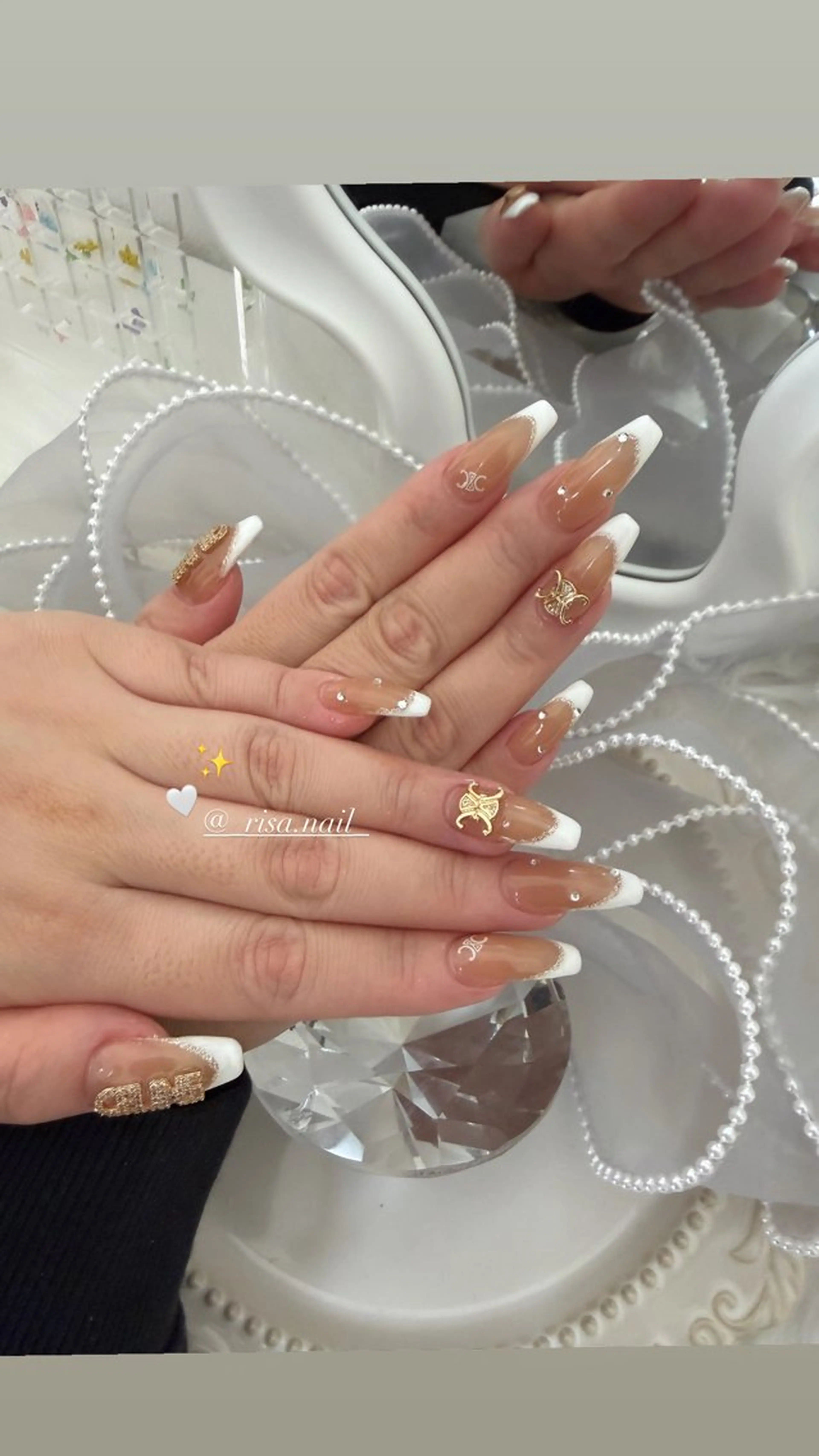 ネイル ハンドネイル 🅁nail🪞✨ risa🎀のネイルデザイン