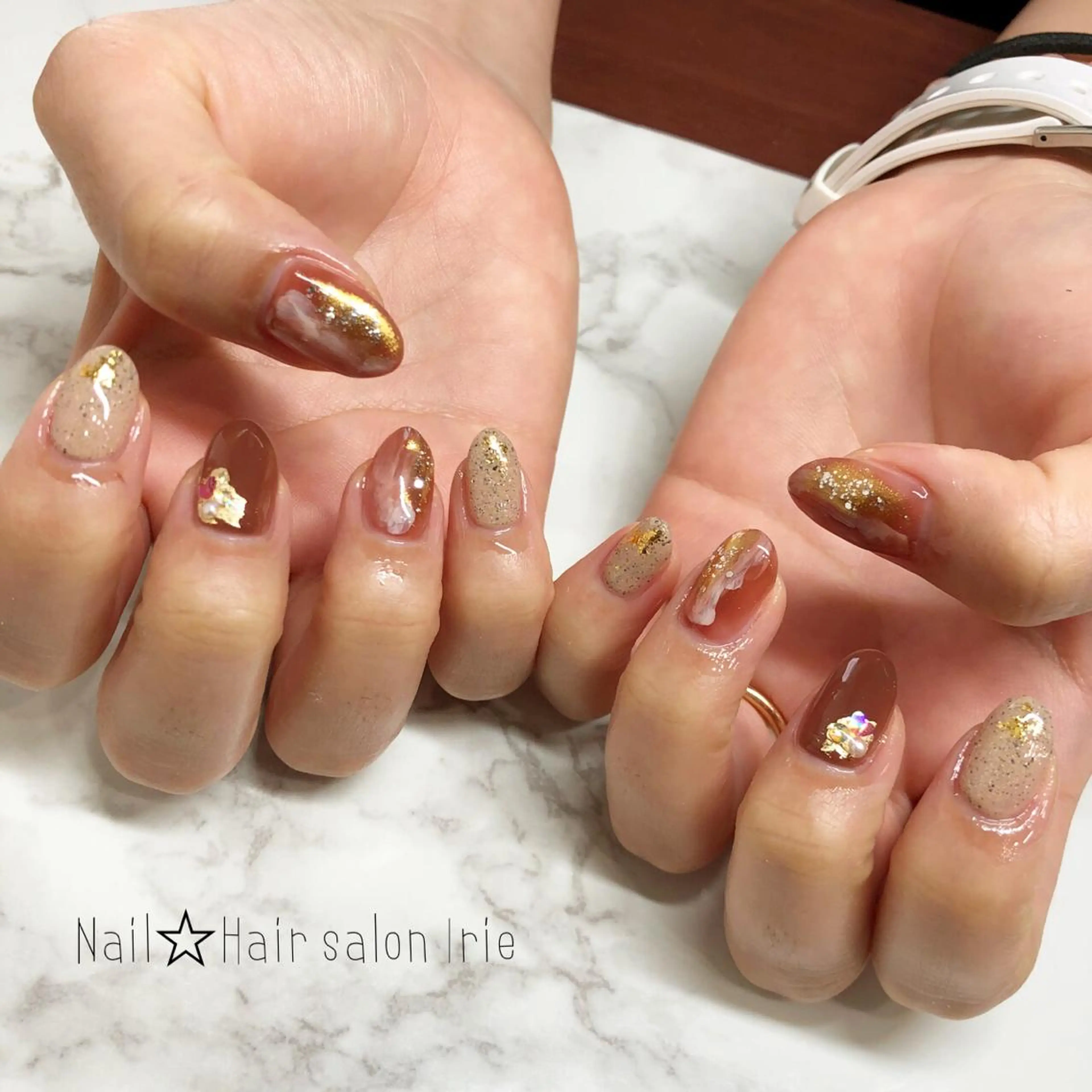 ネイル Hair salon Irie所属・與儀 知佳のネイルデザイン