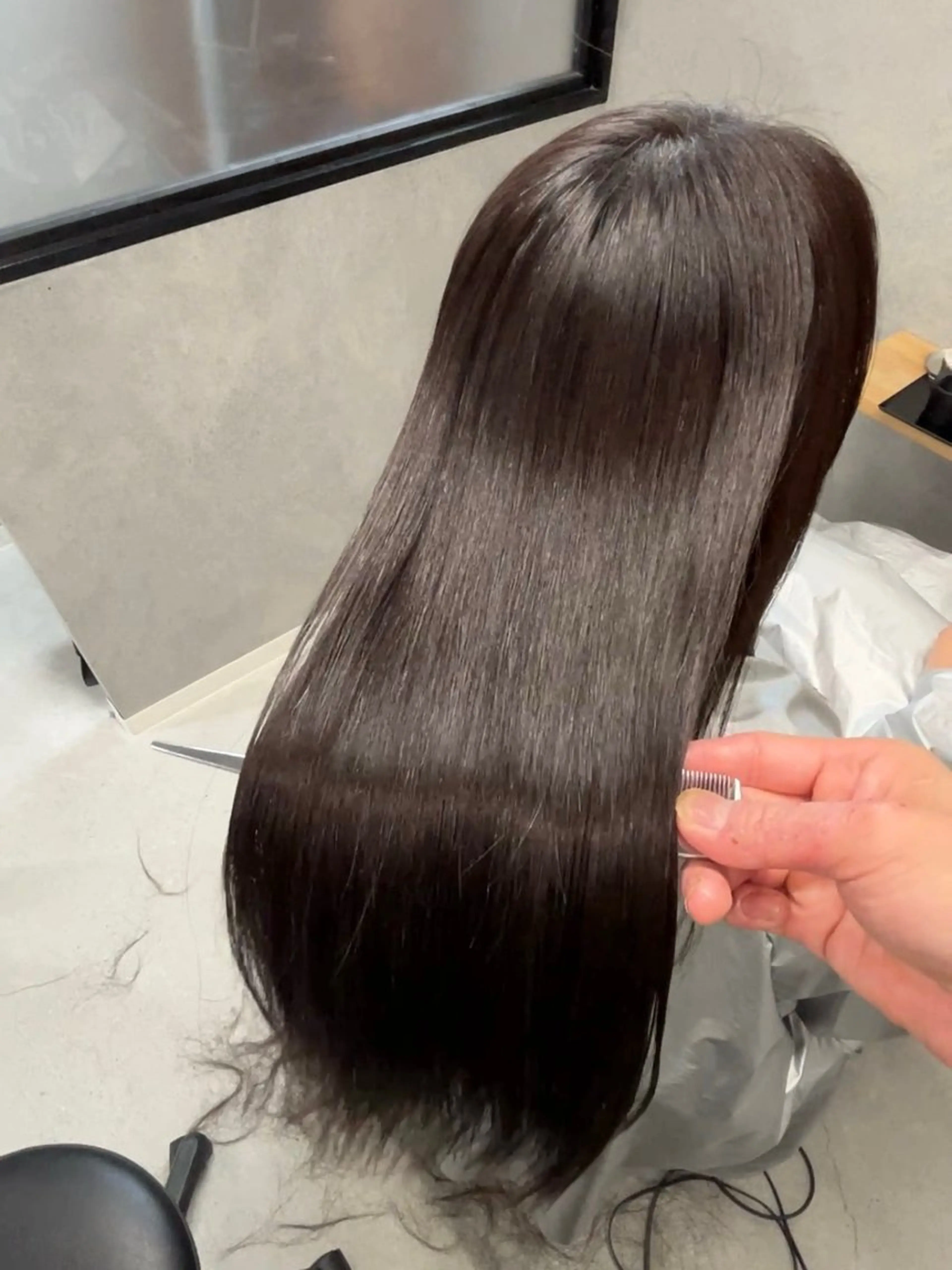 セミロング 縮毛矯正専門家/ 髪質改善/店長辻部のヘアスタイル