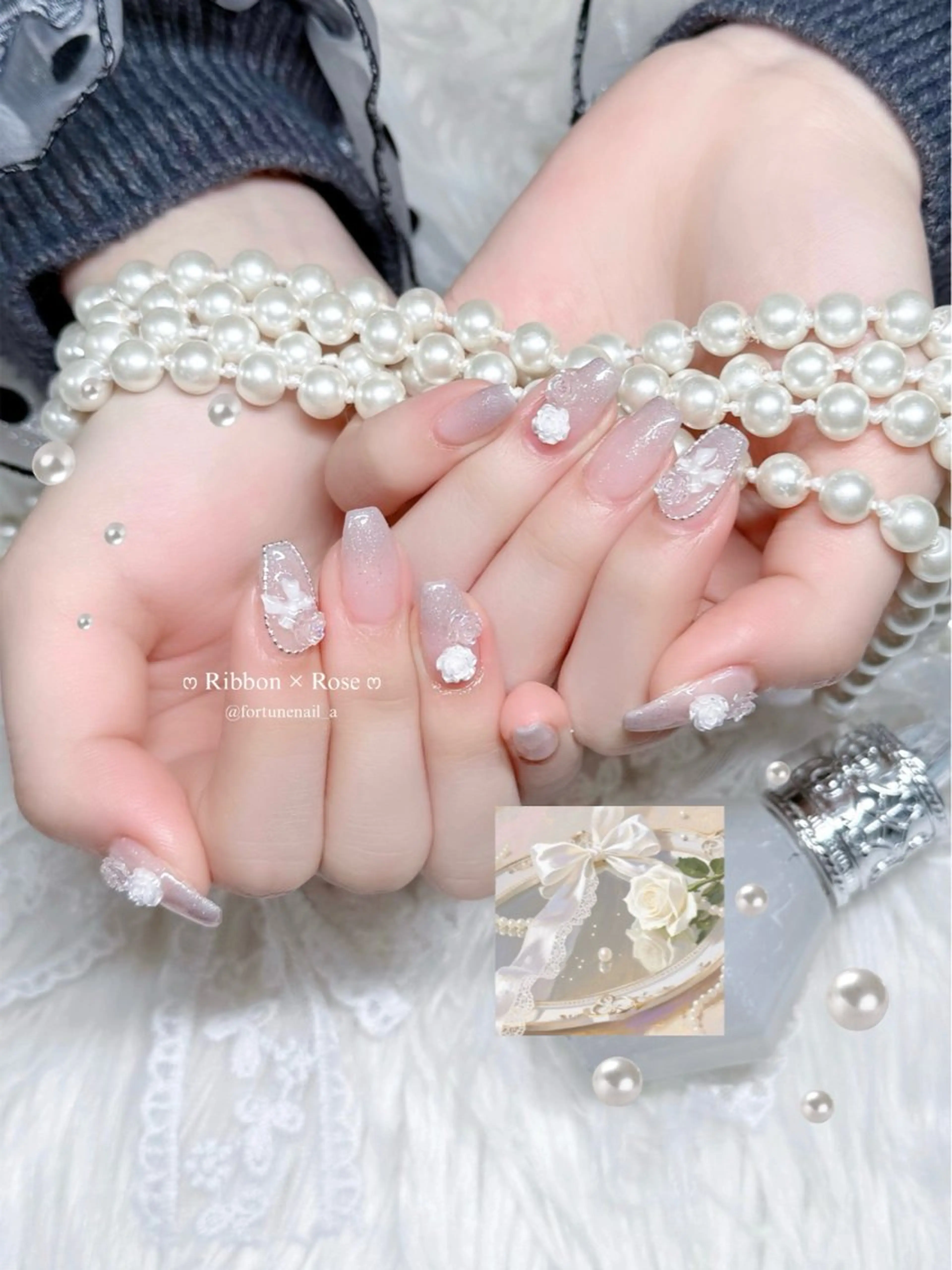 ネイル ハンドネイル 🩵 aoi🩵のネイルデザイン