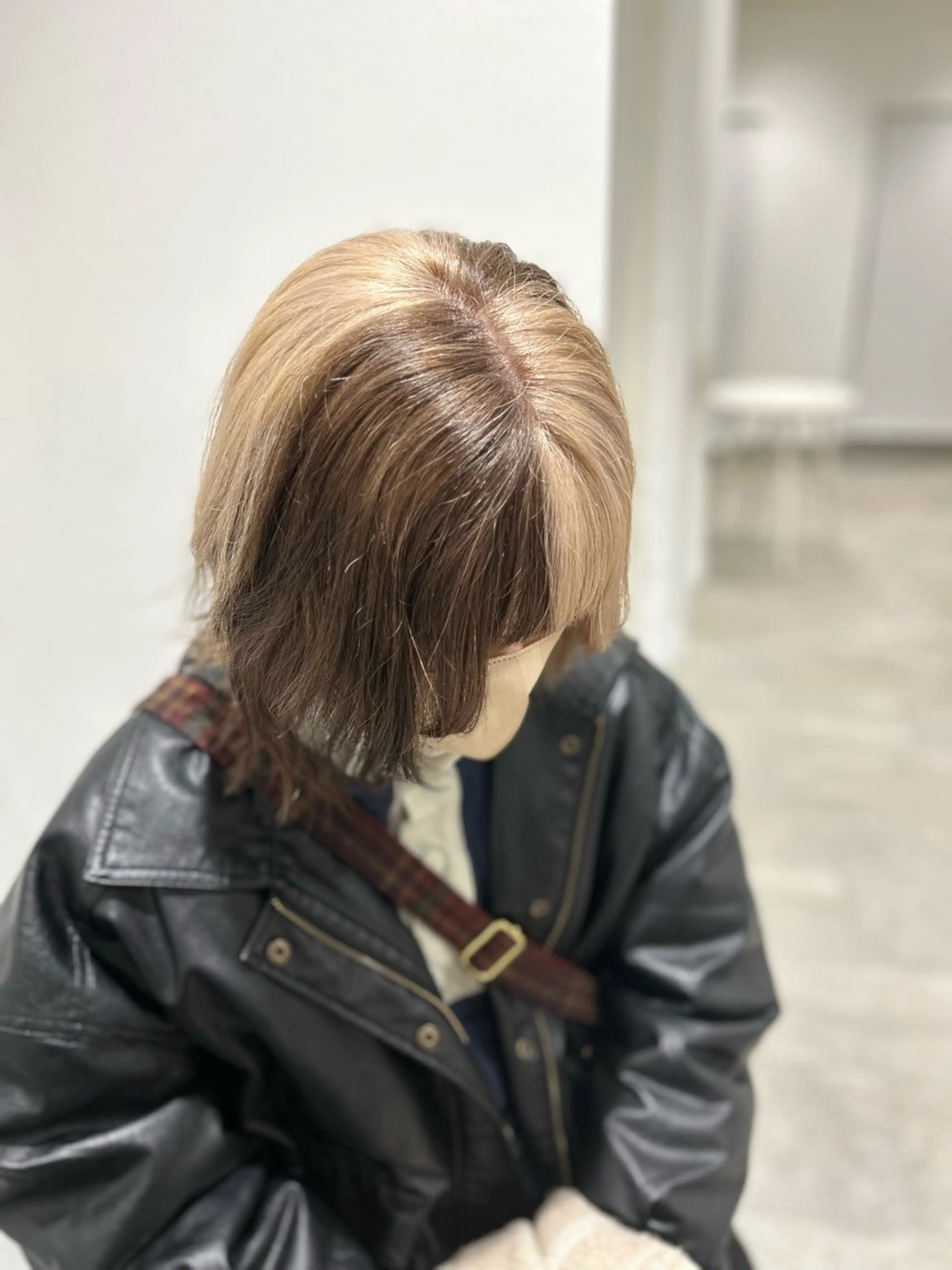 ミディアム カラー カット ヘアカラー トリートメント 🐺青木光太朗 ウルフ/レイヤー🐺のヘアスタイル