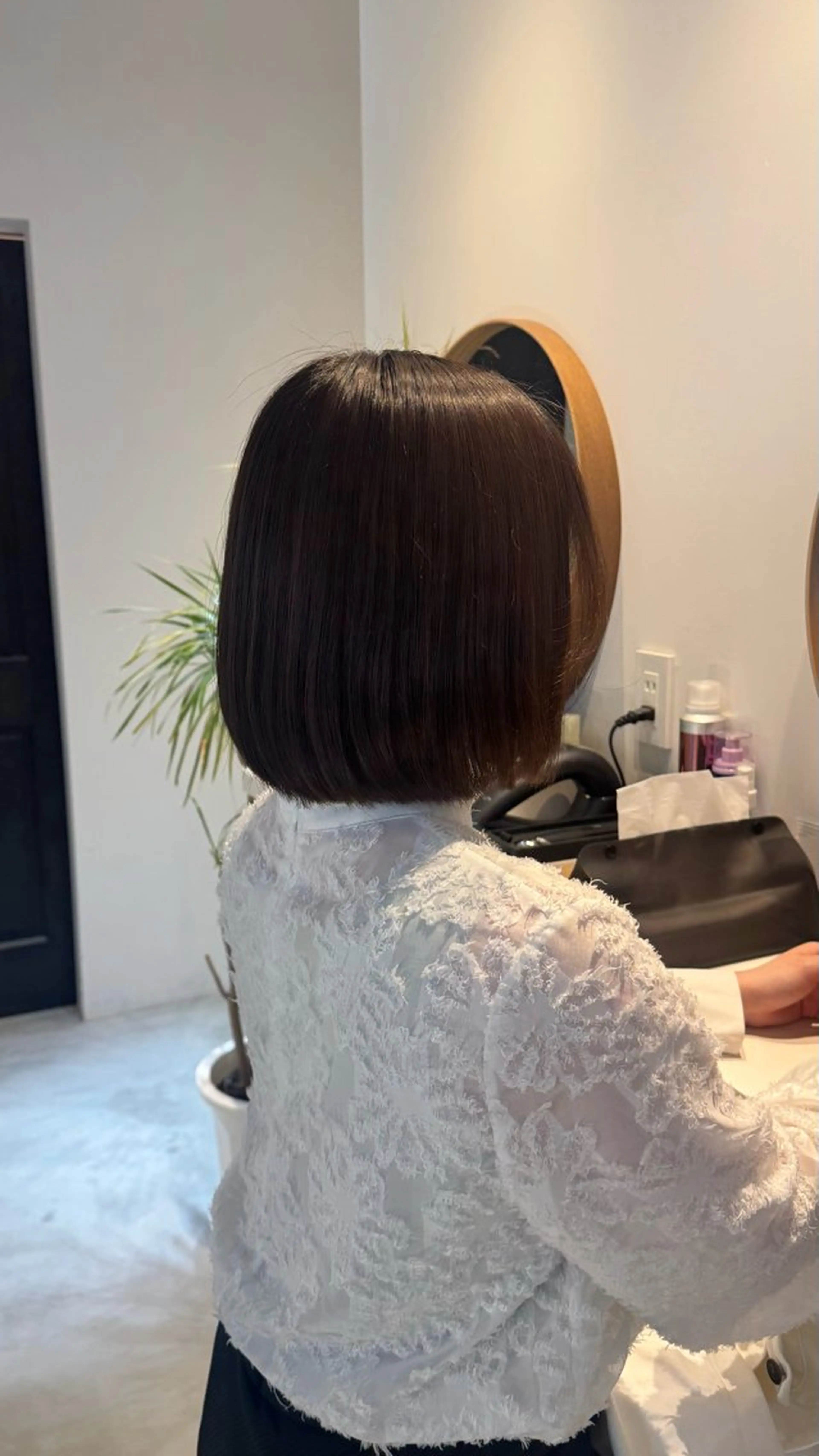 ショート 縮毛矯正 華奈/オリーブ/ ベージュ/抜け感🥣のヘアスタイル