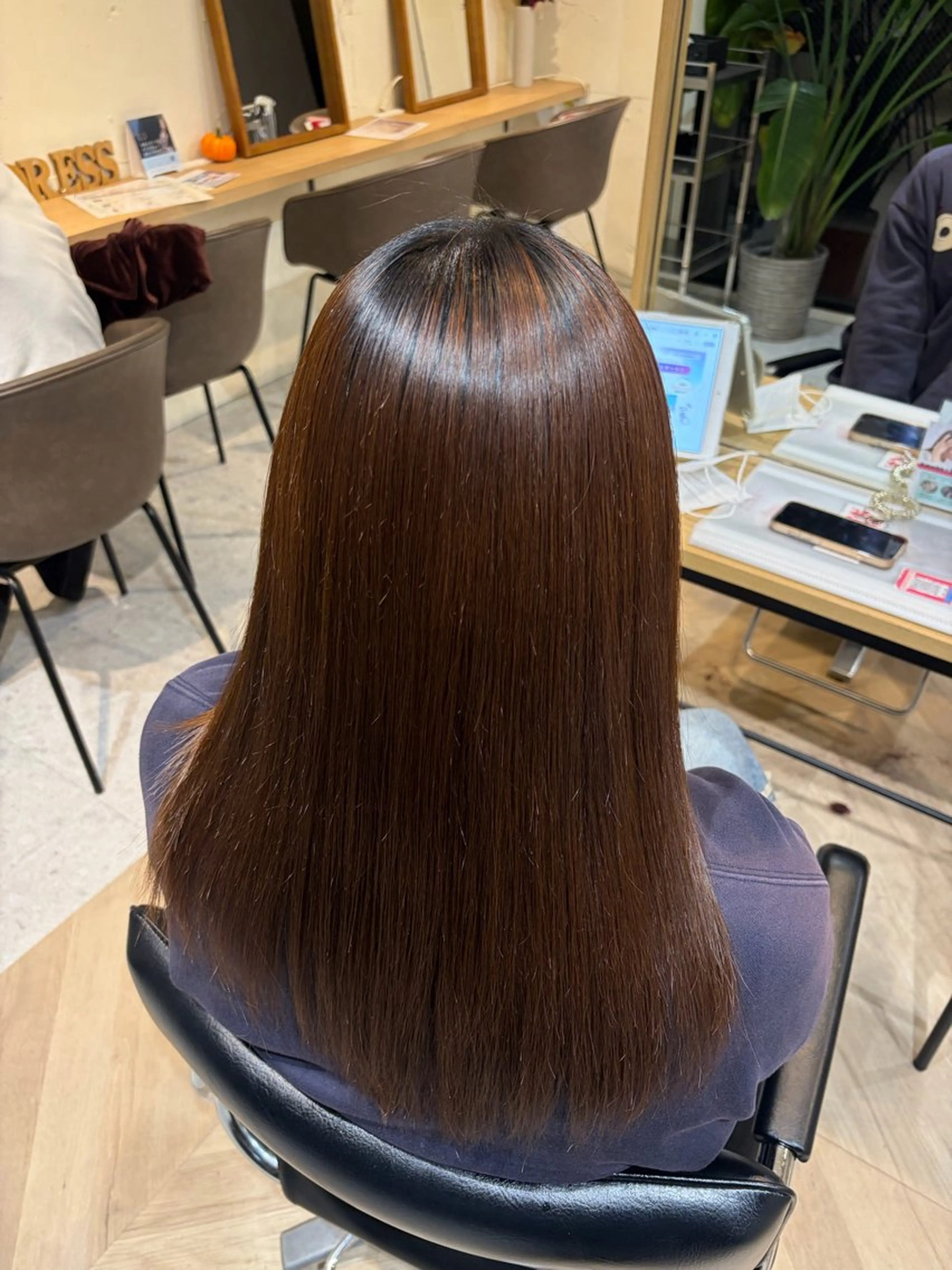 ロング 南 美優のヘアスタイル