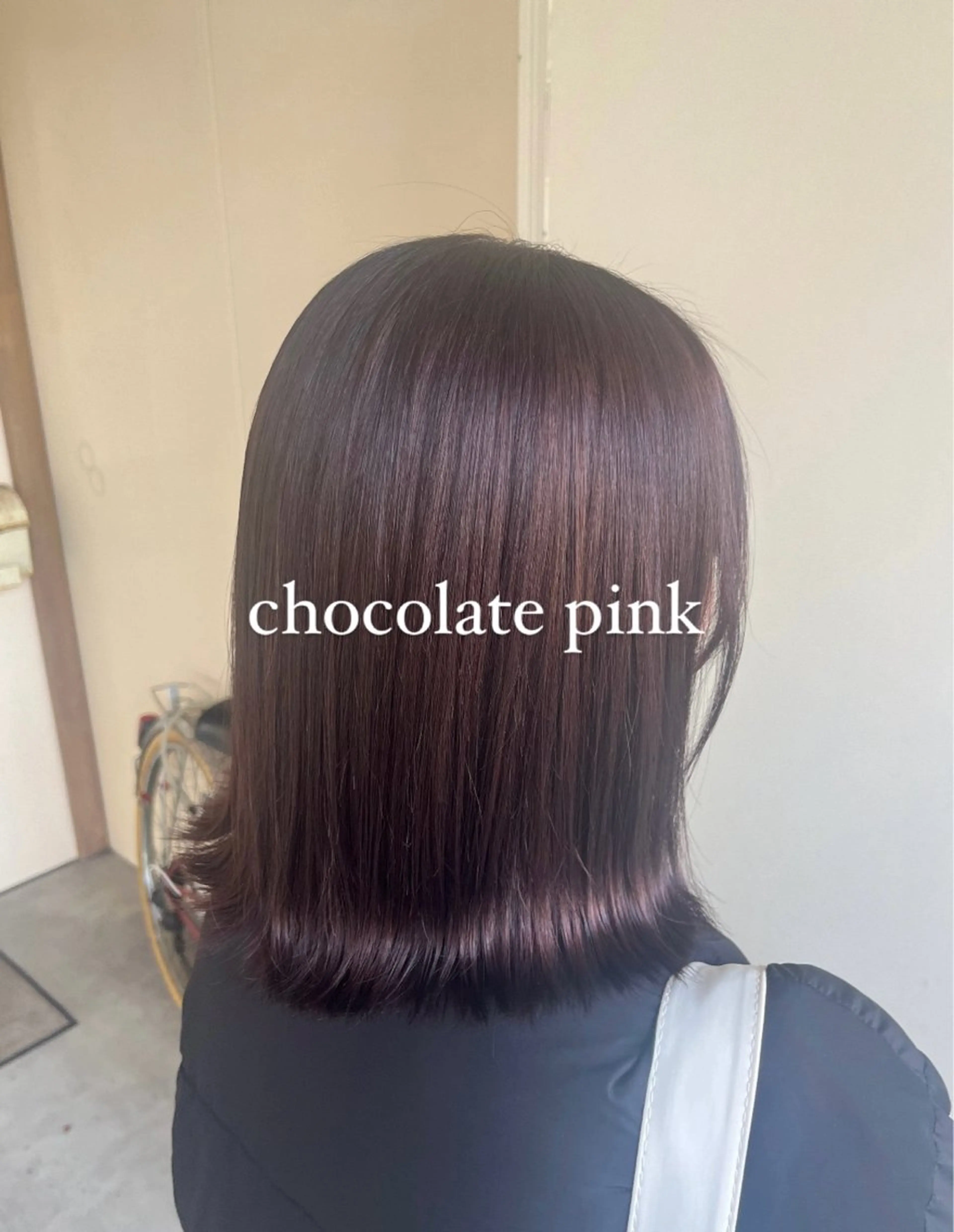 ミディアム カラー ブリーチ ピンクカラー カシェリタヘア🫧 KOKORO  💞のヘアスタイル