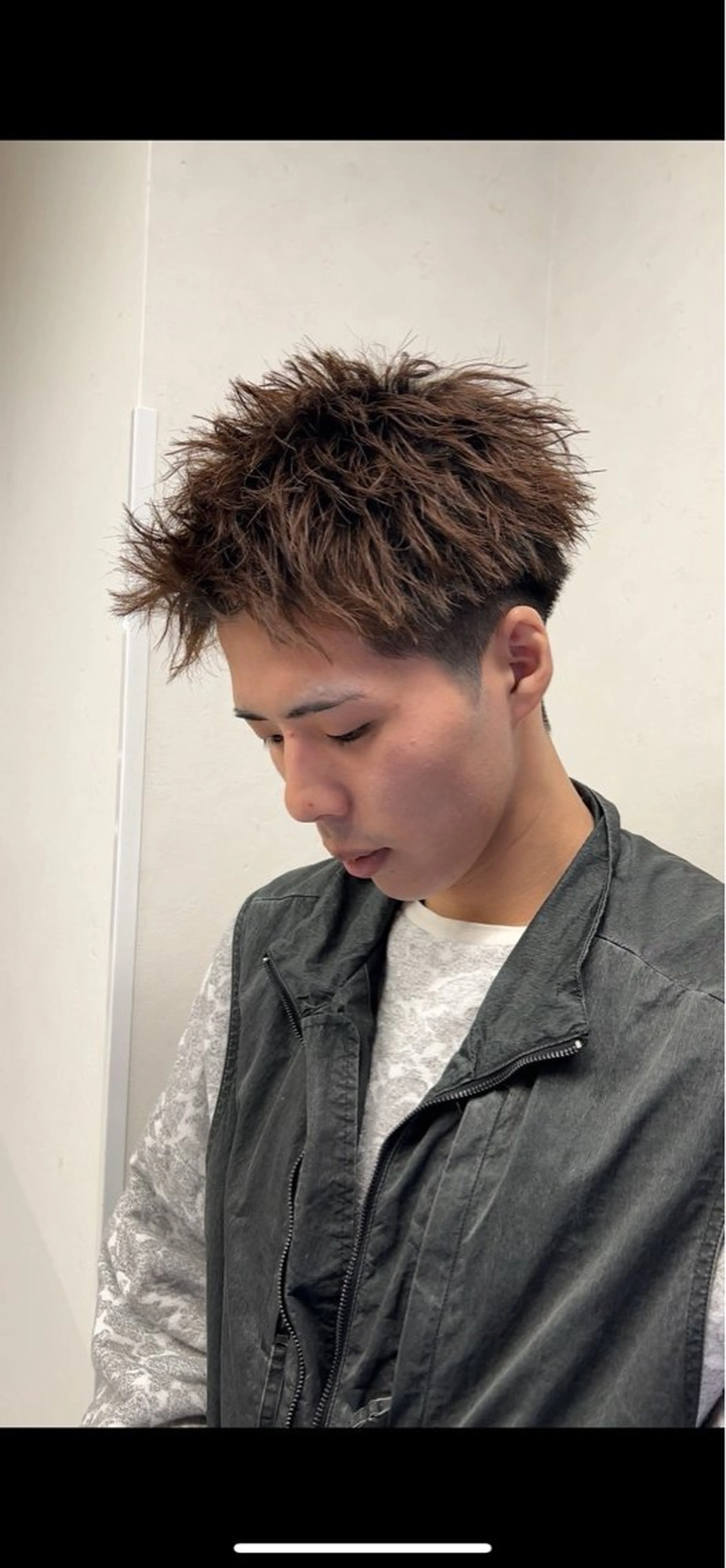 ショート メンズ カット パーマ/ハイトーン /吉田眞のヘアスタイル